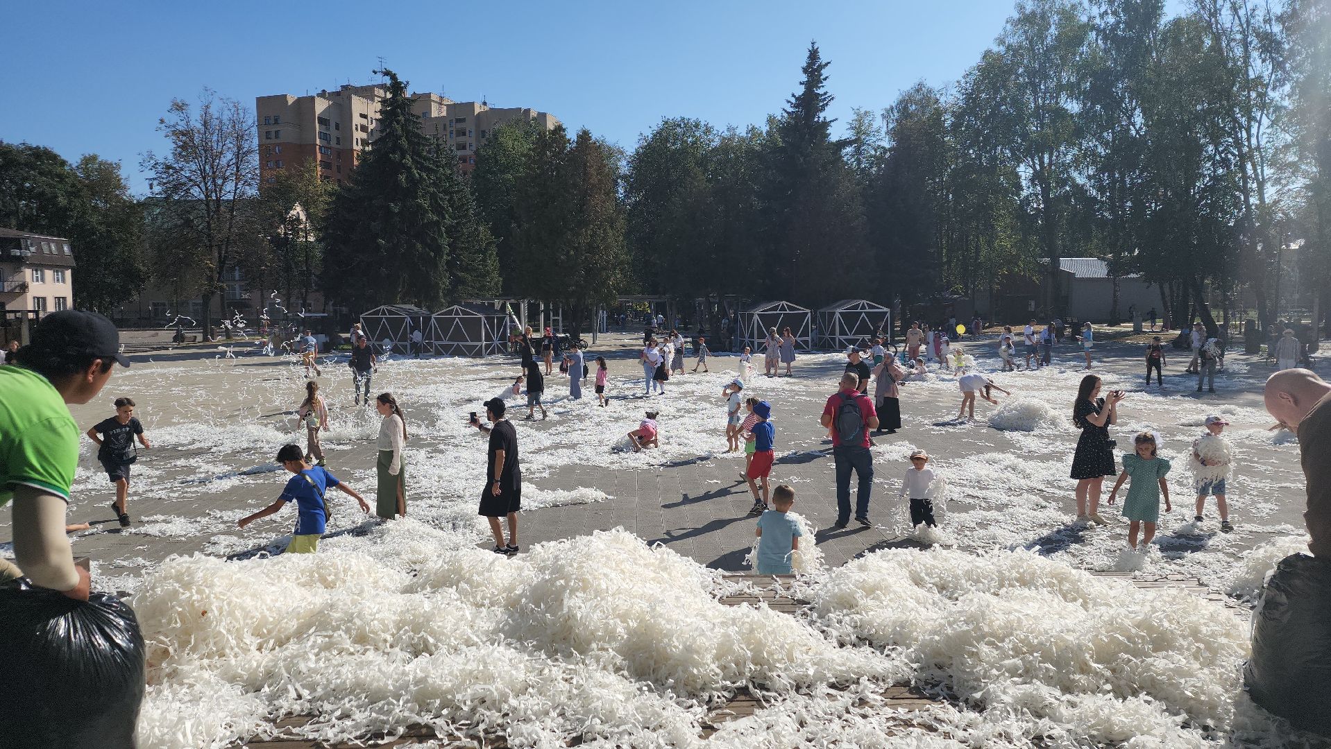 пушкино, центральный парк, детский праздник, день знаний, шоу, театральная зарядка, первоклассники,