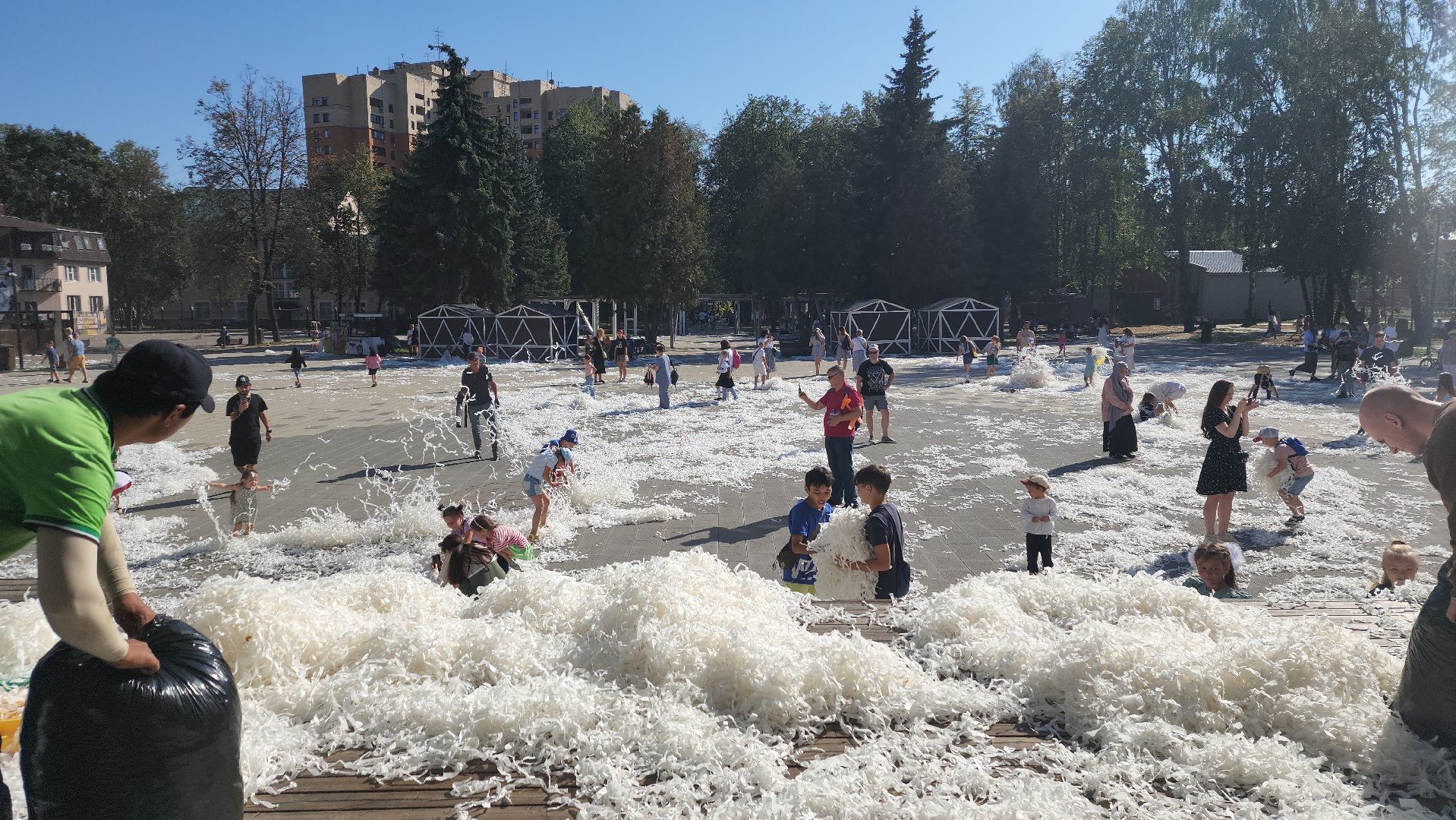 пушкино, центральный парк, детский праздник, день знаний, шоу, театральная зарядка, первоклассники,