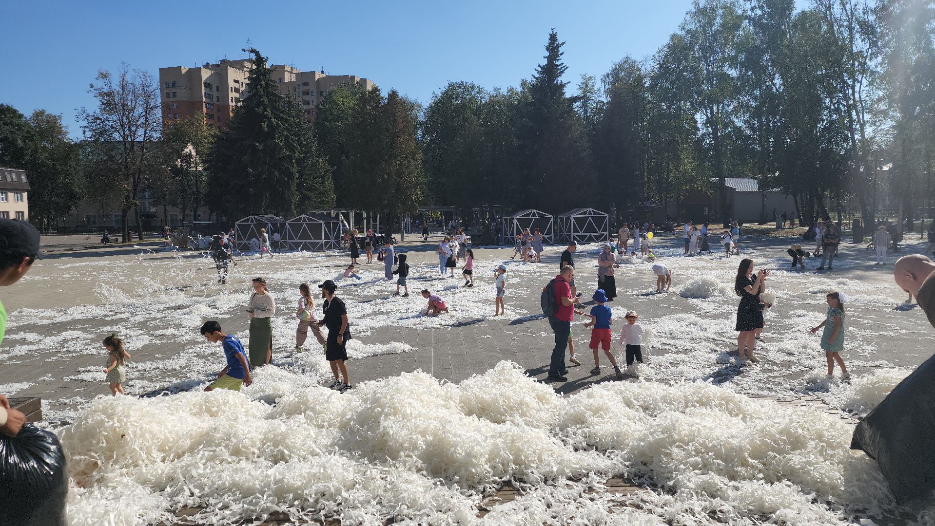 пушкино, центральный парк, детский праздник, день знаний, шоу, театральная зарядка, первоклассники,