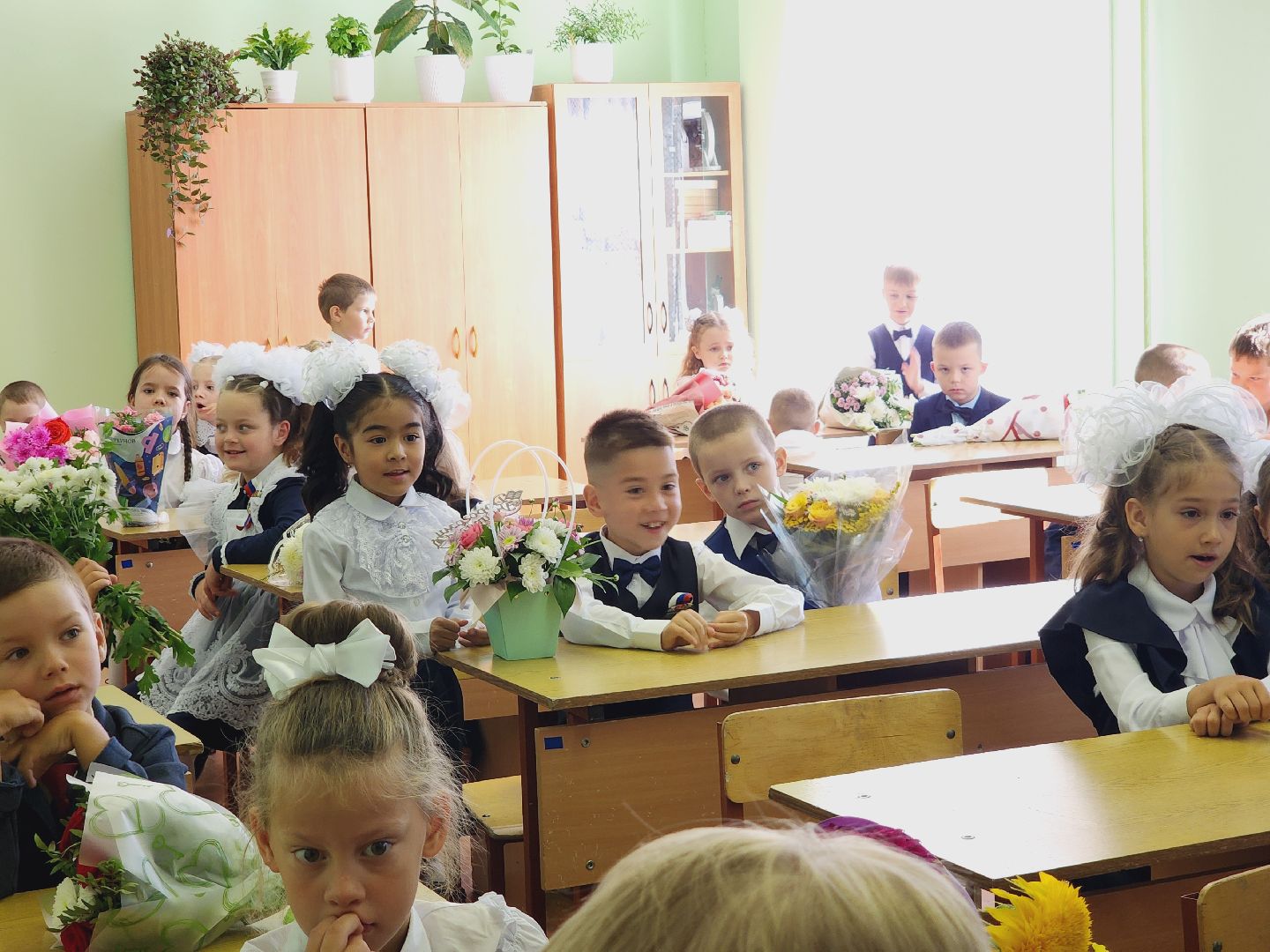 день знаний, школа, первоклассник, ремонт школы, георгиевская гимназия,