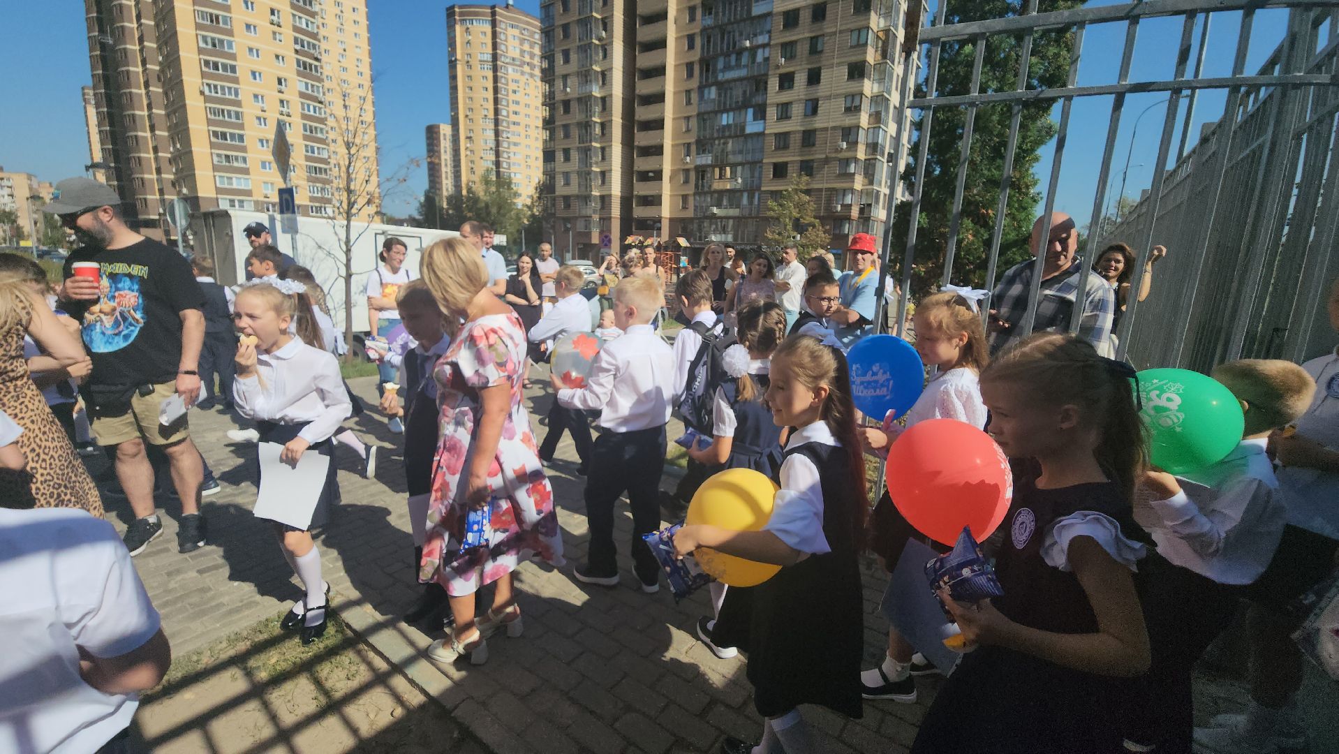 долгопрудный, Первый звонок 2024, 11 школа, кадеты,