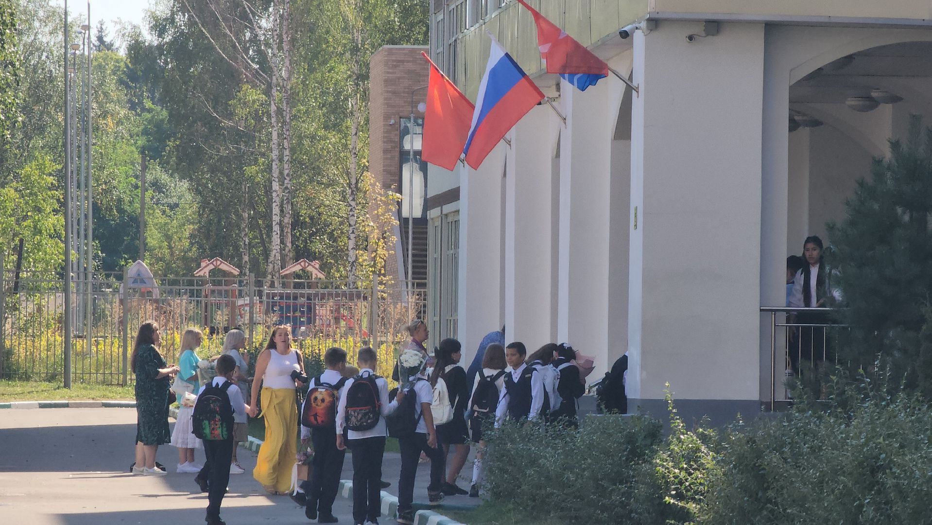 долгопрудный, Первый звонок 2024, 11 школа, кадеты,