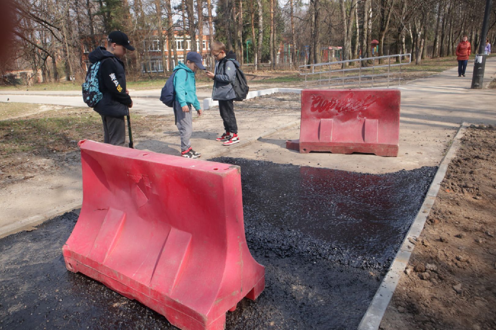 Пущино, благоустройство, ямочный ремонт