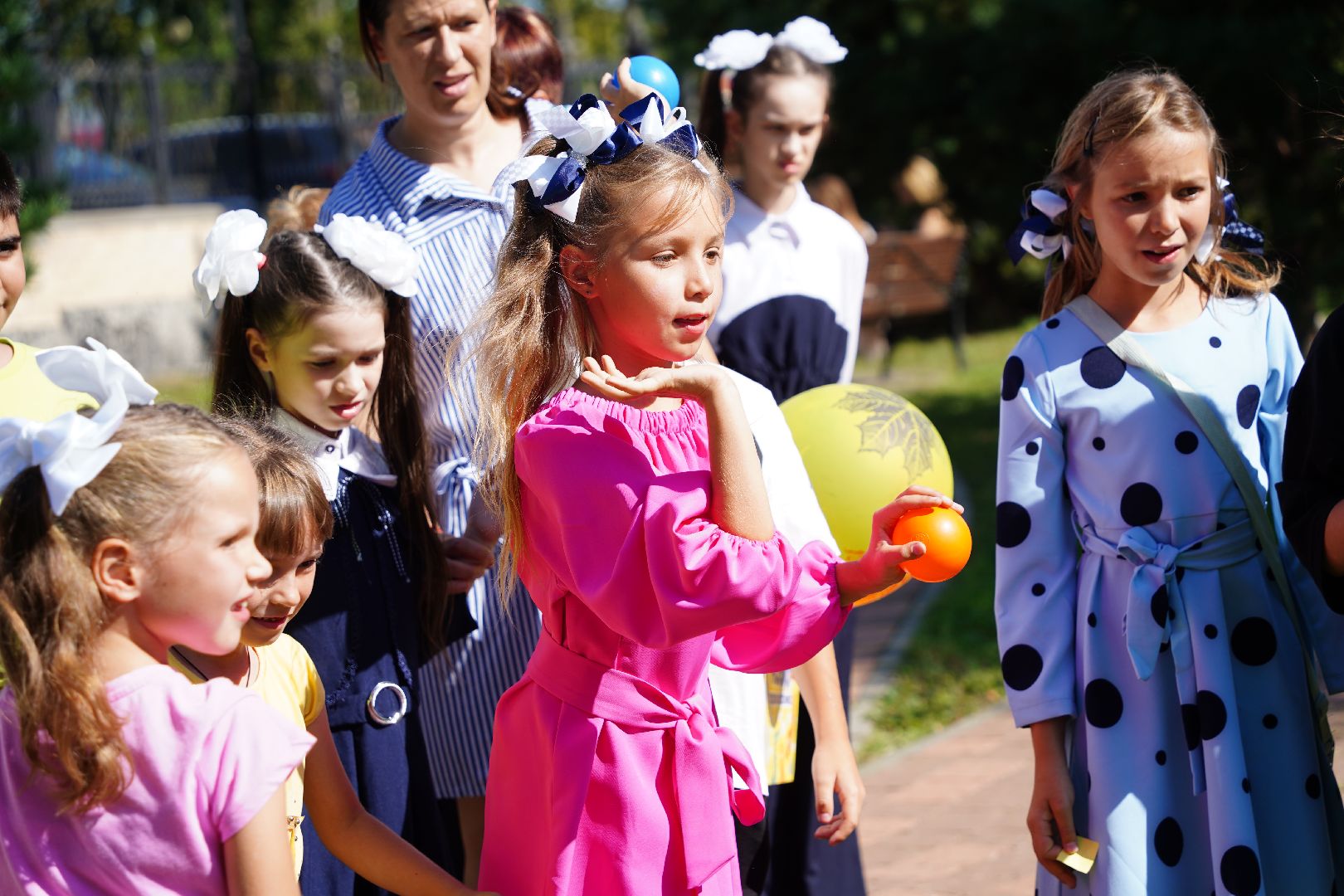 день знаний, парк знаний, Рошаль, парк Крестов брод, Большая Шатура, школьники,