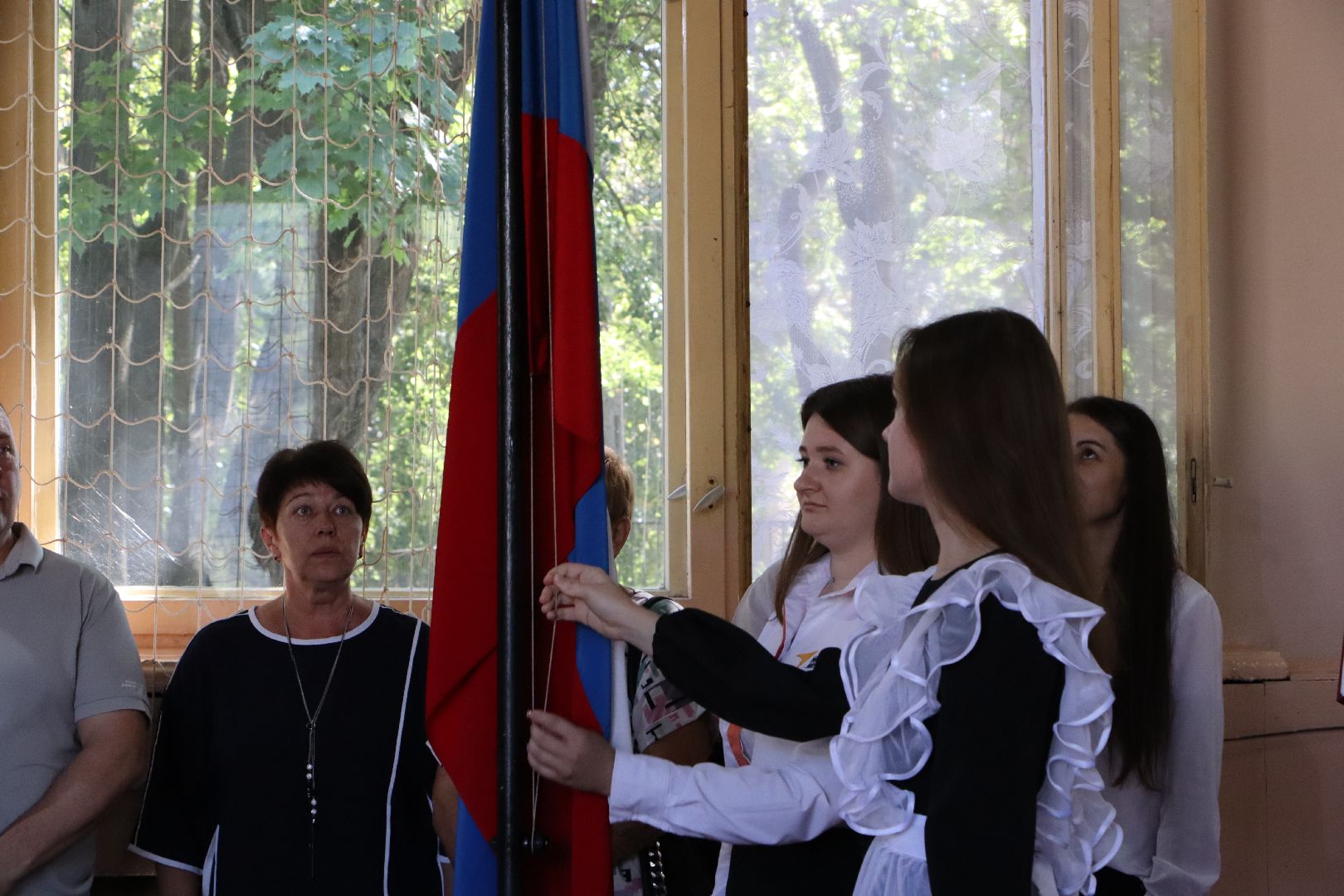 день знаний, совхозная сош, Серебряные пруды, глава городского округа,