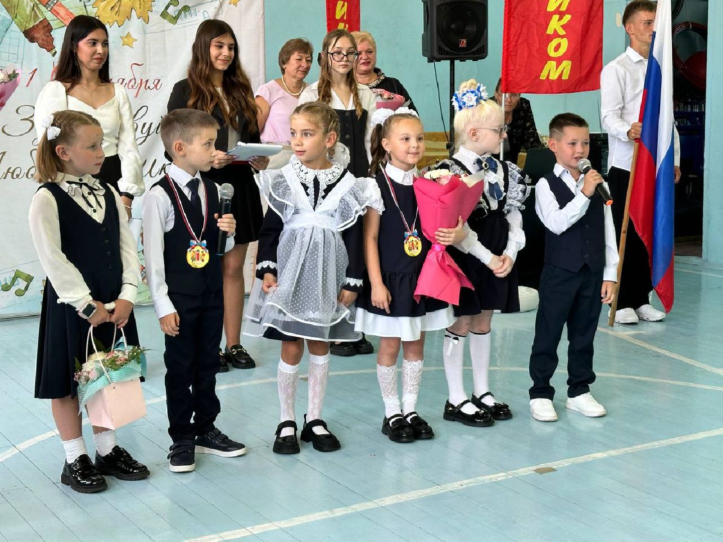 можайск, можайский городской округ, подмосковье, день знаний, глава округа, образование, 1 сентября, школа, сельская школа,