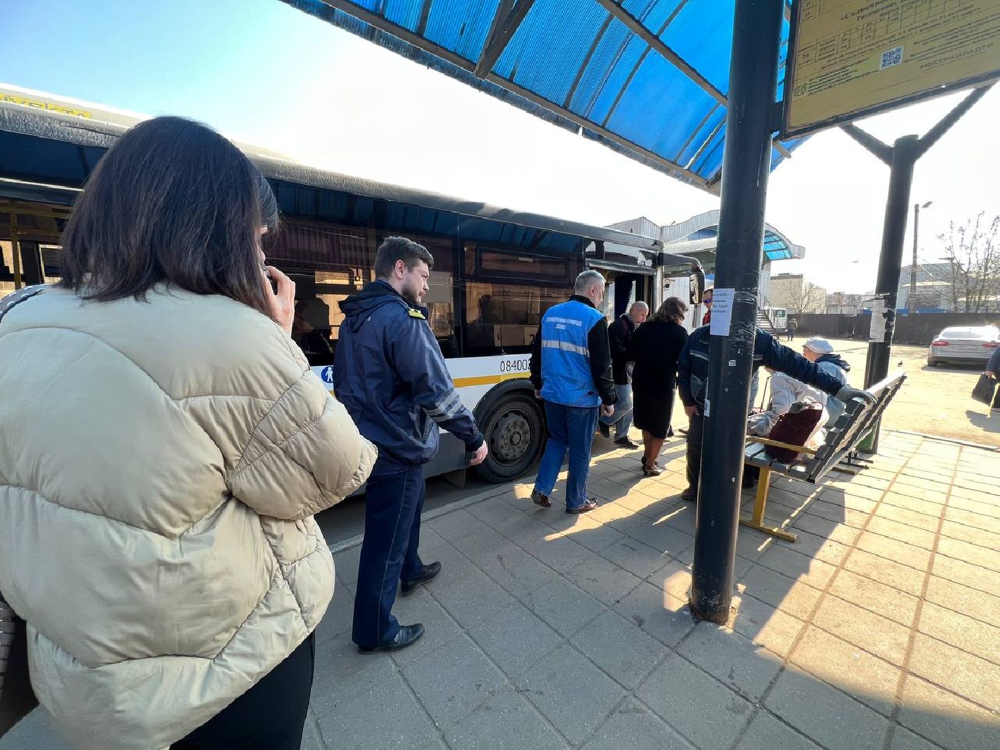 Солнечногорск, рейд, автостанция, автобусы, пассажиры