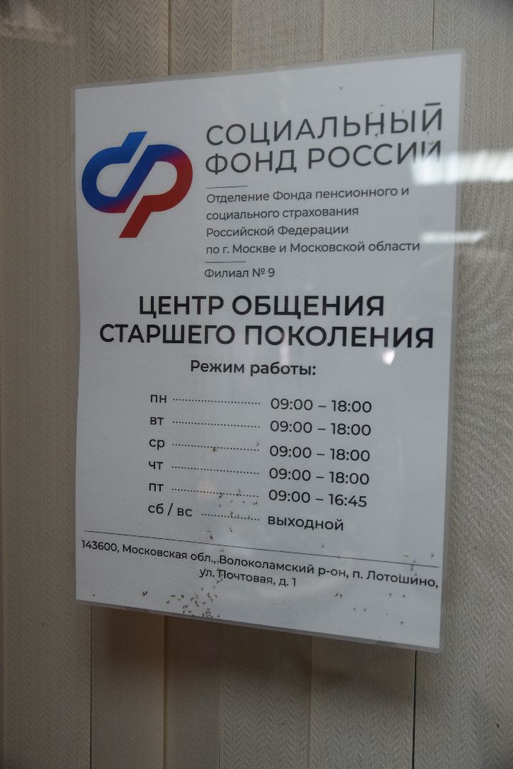 лотошино, социальный фонд россии, пенсионеры, сво, помощь фронту,