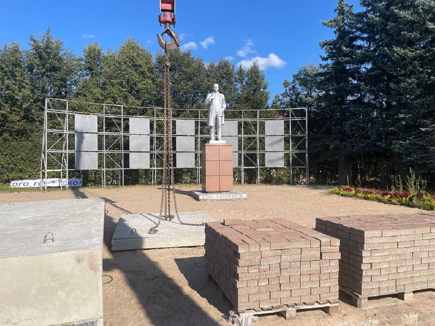 Талдом, Реконструкция площади Карла Маркса, Минблаго,