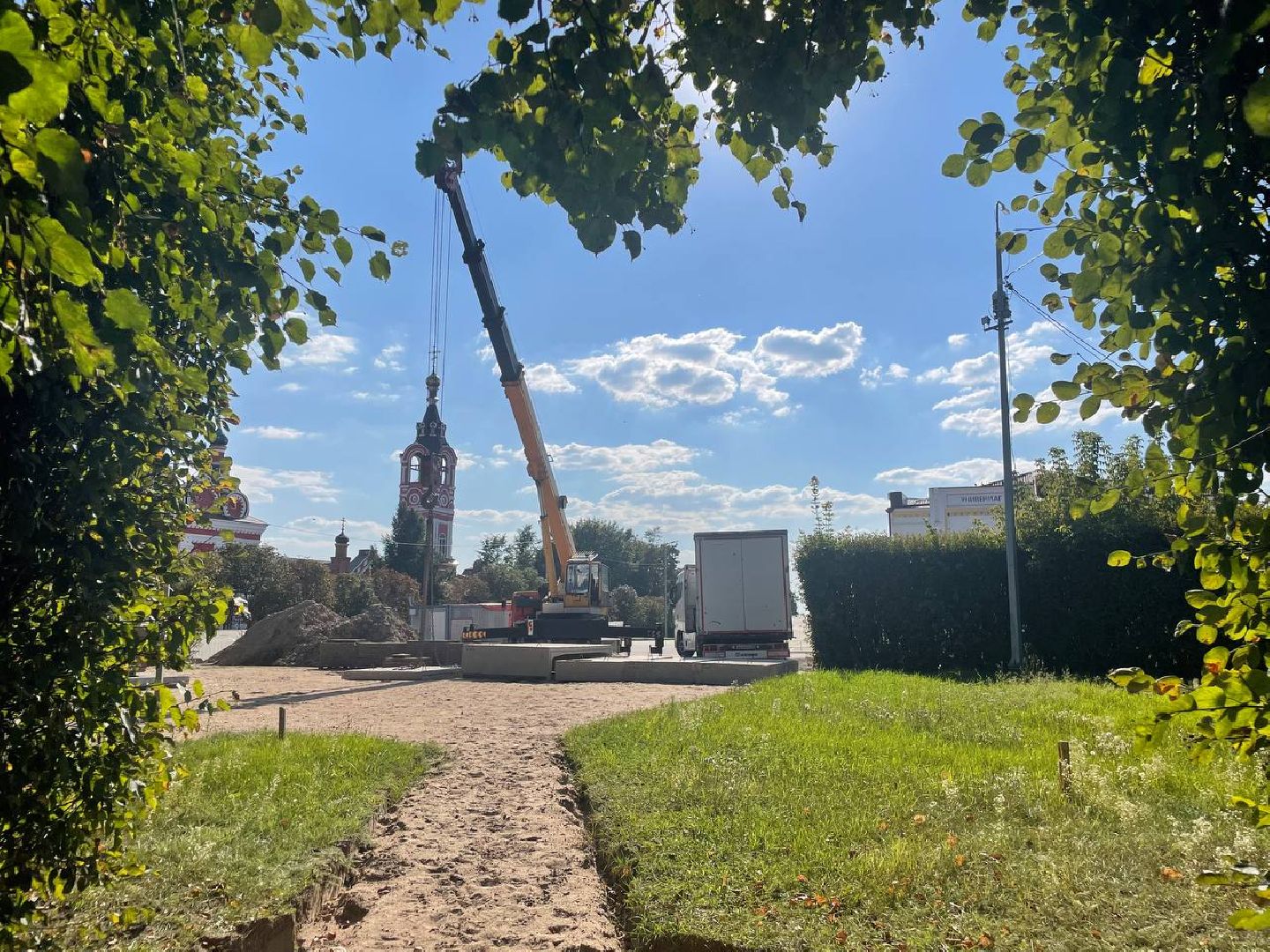 Талдом, Реконструкция площади Карла Маркса, Минблаго,