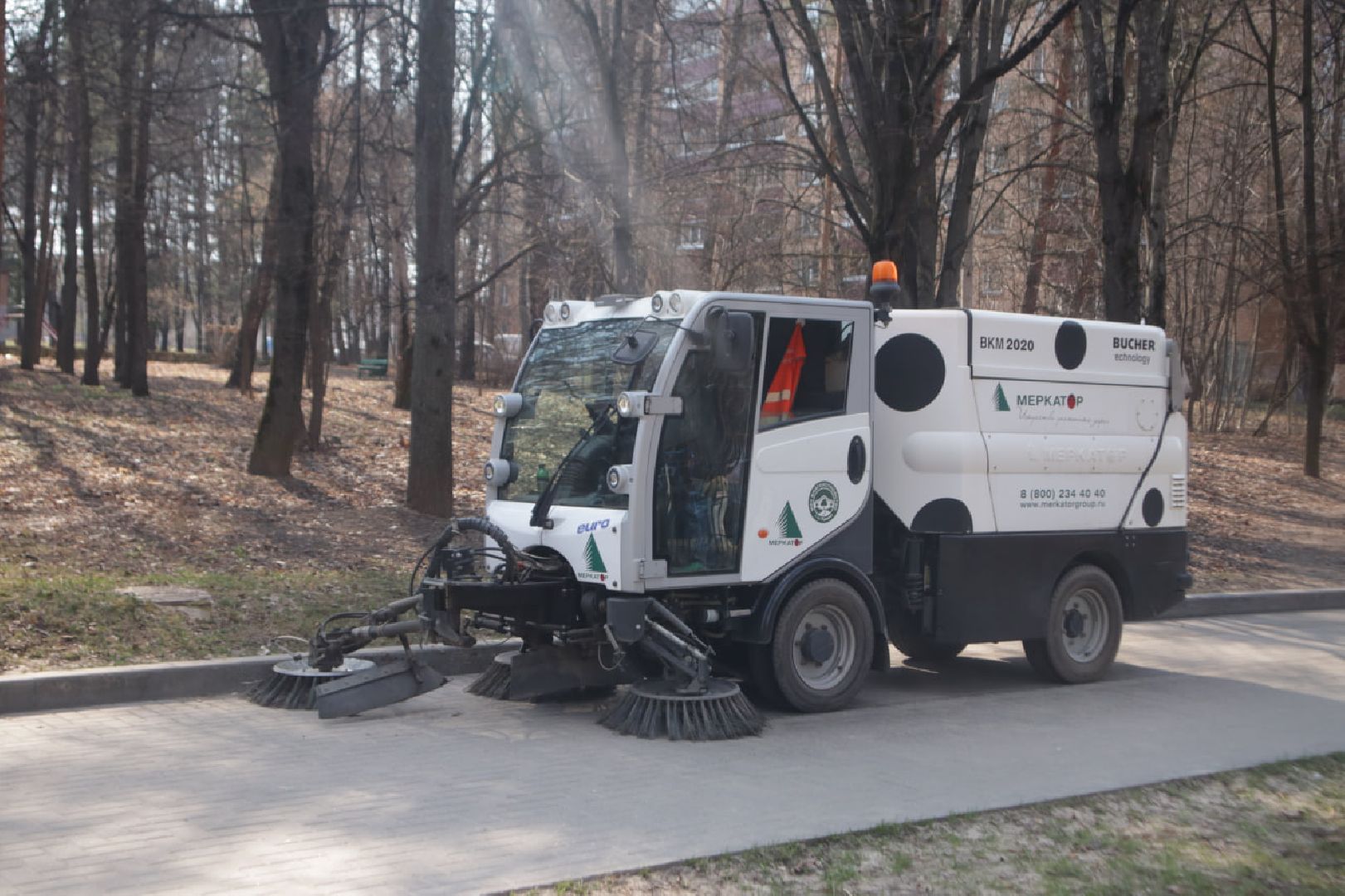 Пущино, благоустройство, техника