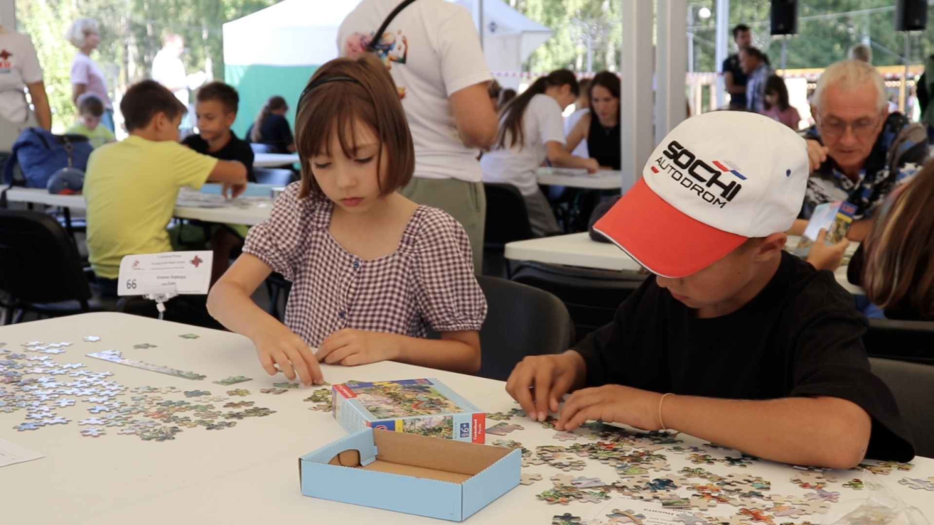 Клин, общество, спорт, пазлы, Чемпионат России по скоростной сборке пазлов, дети, Подмосковье,