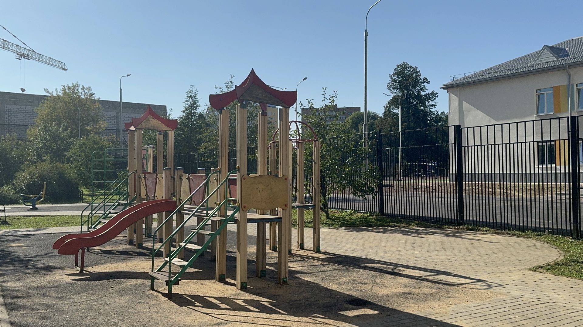 Солнечногорск, Уборка территории, Жители, покос травы, детская площадка,