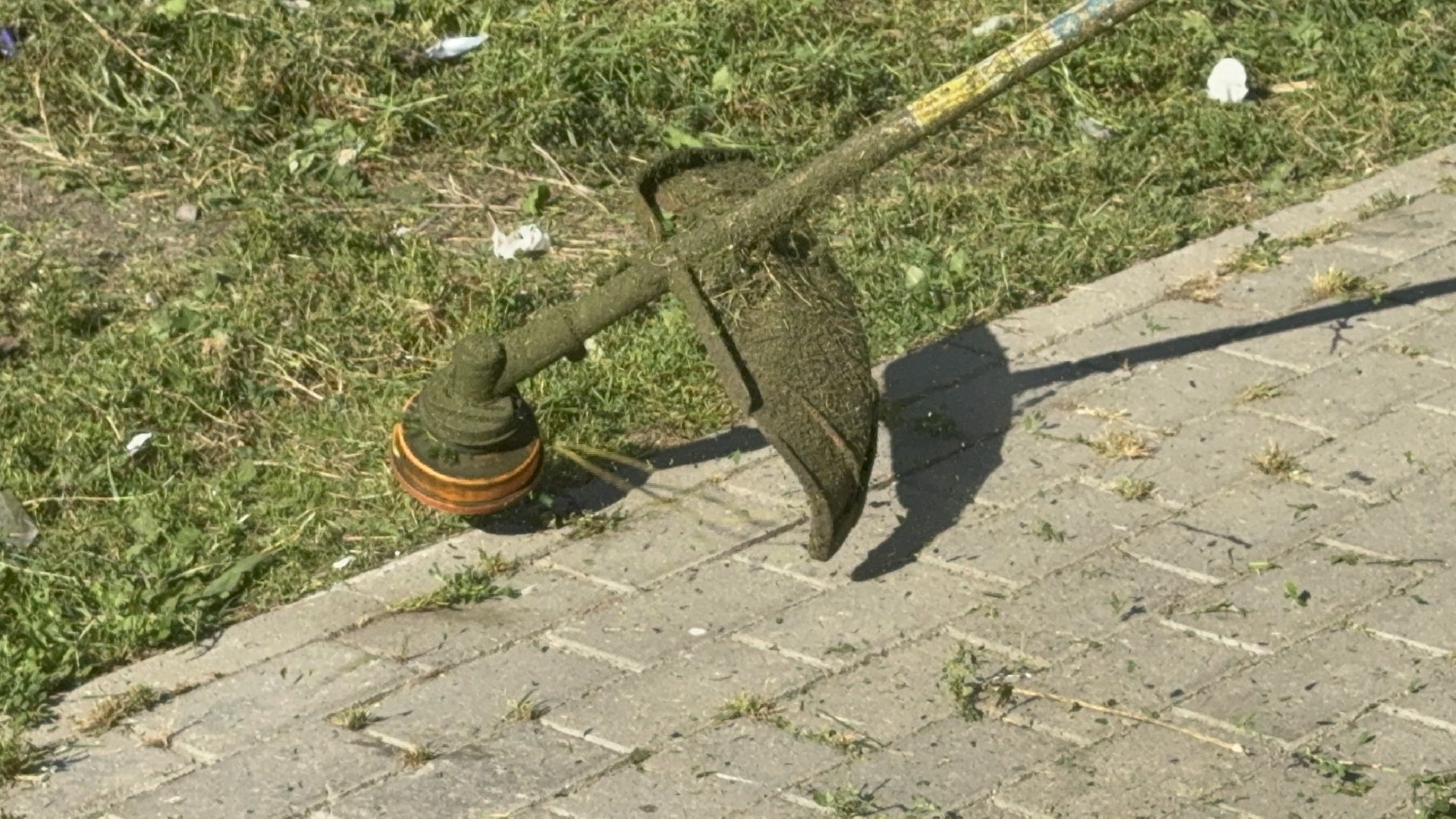 Солнечногорск, Уборка территории, Жители, покос травы, детская площадка,