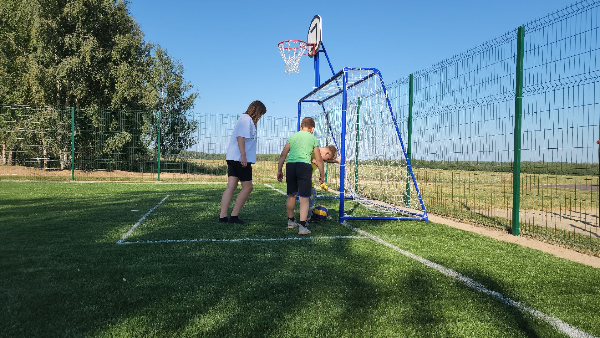 спортивно-игровая площадка, детская площадка, дети, Шульгино, Богородский городской округ,