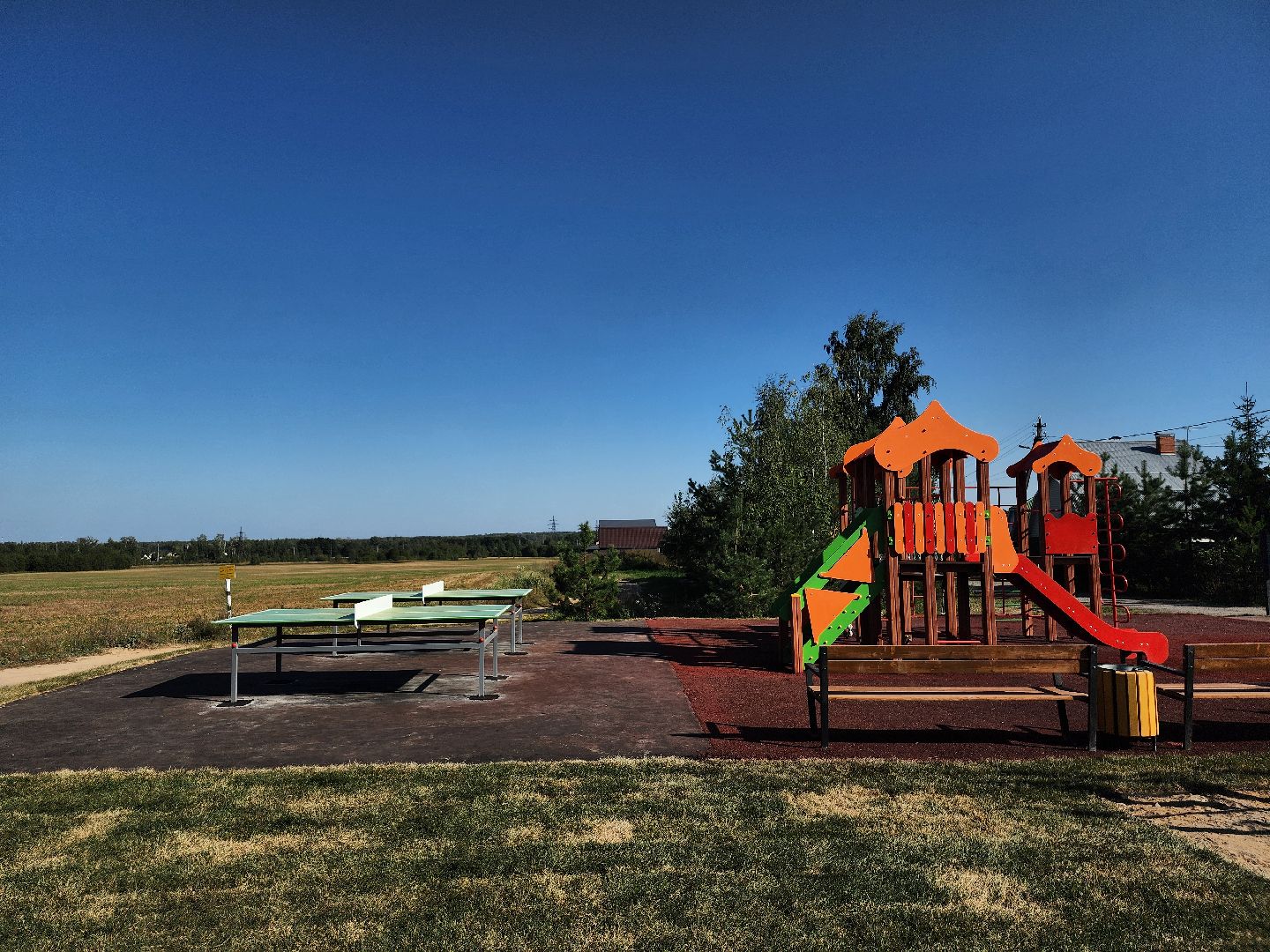 спортивно-игровая площадка, детская площадка, дети, Шульгино, Богородский городской округ,