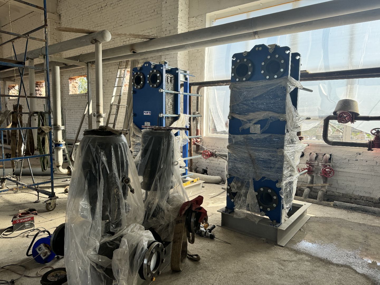 шаховская, котельная, ремонт котельной, теплотрасса,