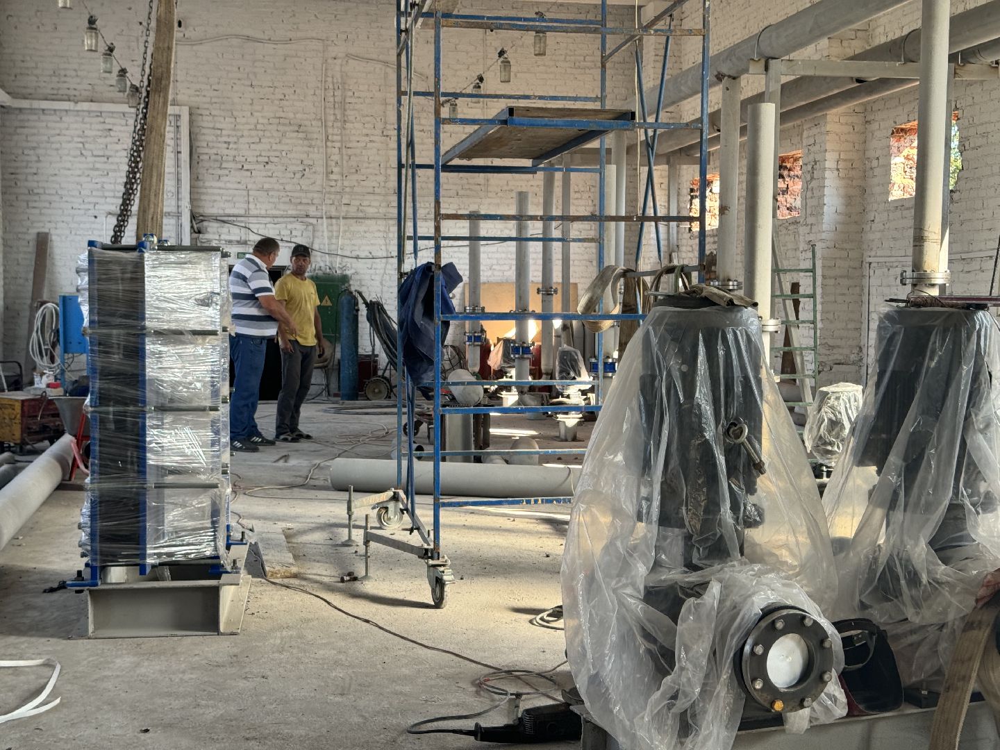 шаховская, котельная, ремонт котельной, теплотрасса,