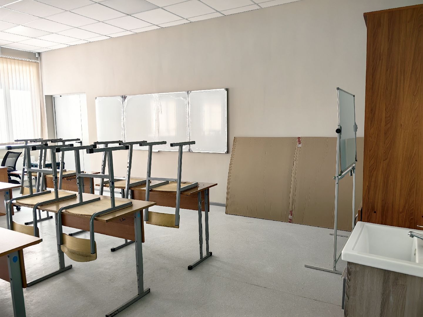 новый учебный год 2024, ремонт классов, образование, парта, проектор, капремонт,