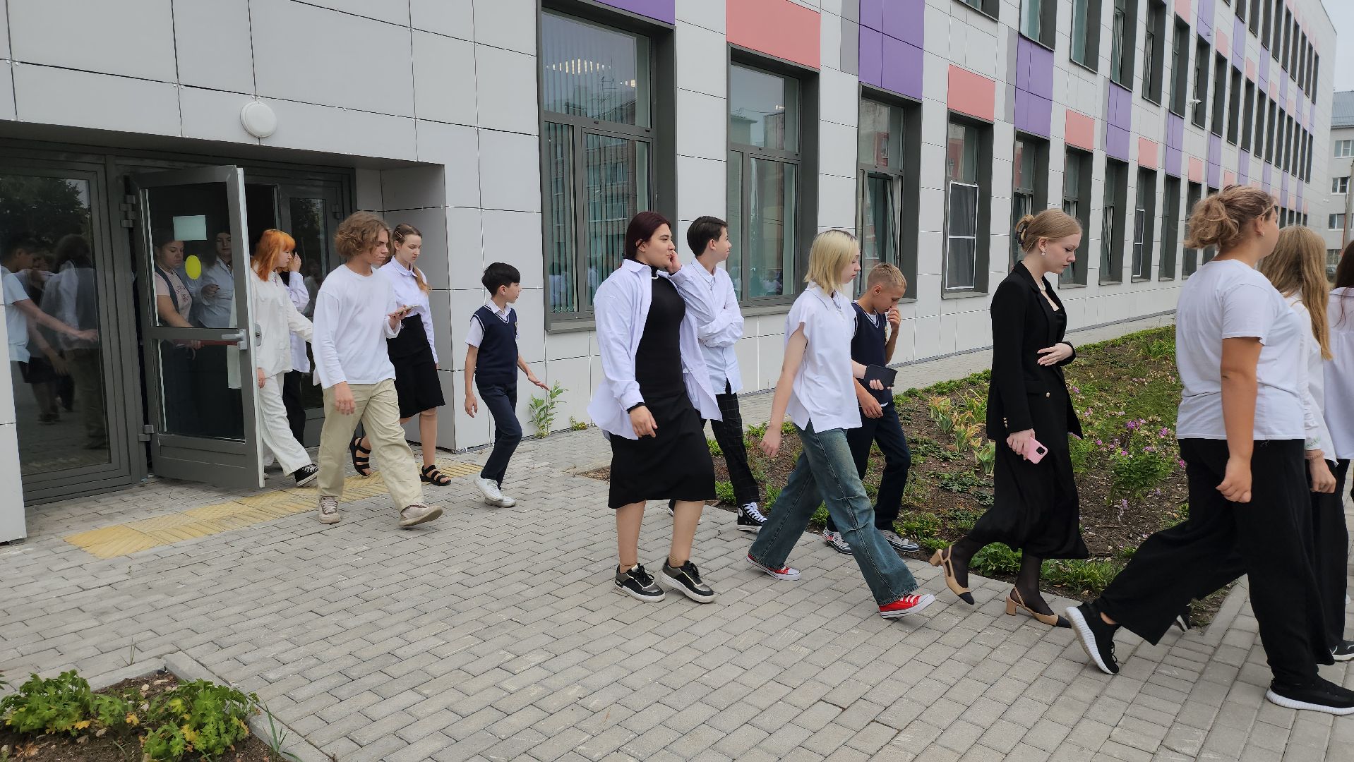 тучково, эвакуация школьников, пожарная безопасность, пожарная эвакуация, Школа, образование в подмосковье, образование электросталь,