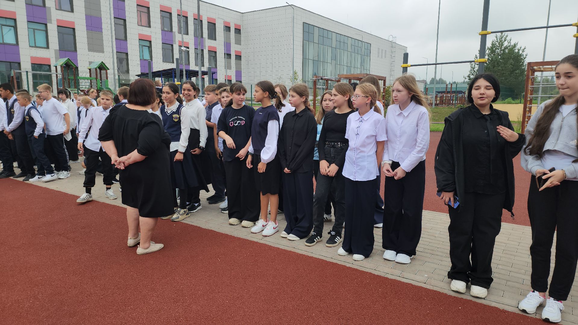 тучково, эвакуация школьников, пожарная безопасность, пожарная эвакуация, Школа, образование в подмосковье, образование электросталь,