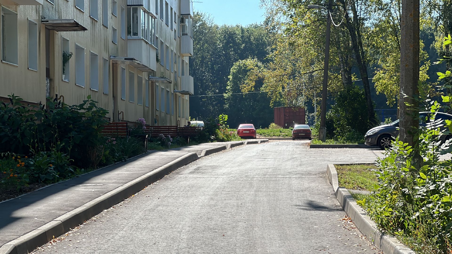 Клин, благоустройство, дворы, дороги,