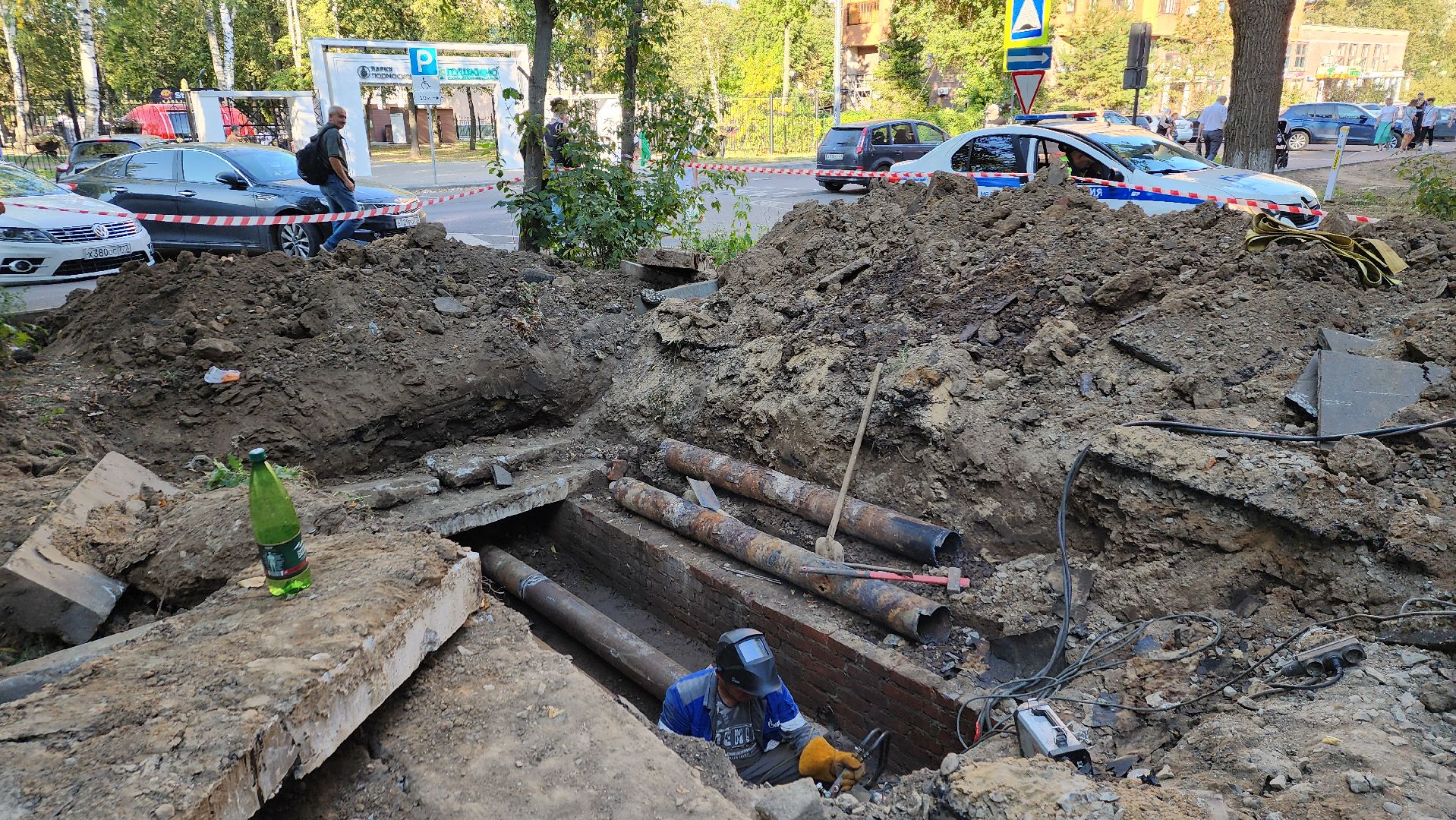 пушкино, теплосети, ремонт тепловых сетей, аварийная ситуация, ликвидация аварии, отопительный сезон,