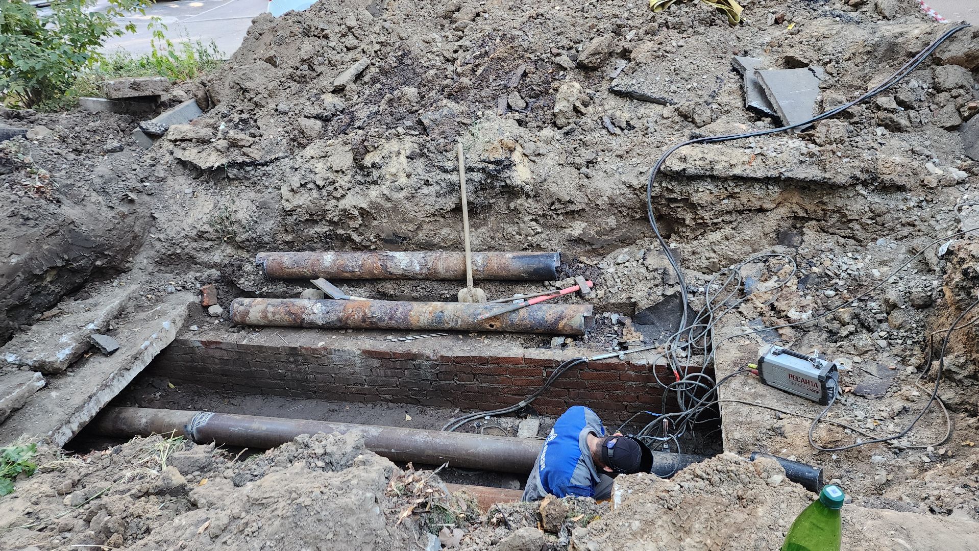 пушкино, теплосети, ремонт тепловых сетей, аварийная ситуация, ликвидация аварии, отопительный сезон,