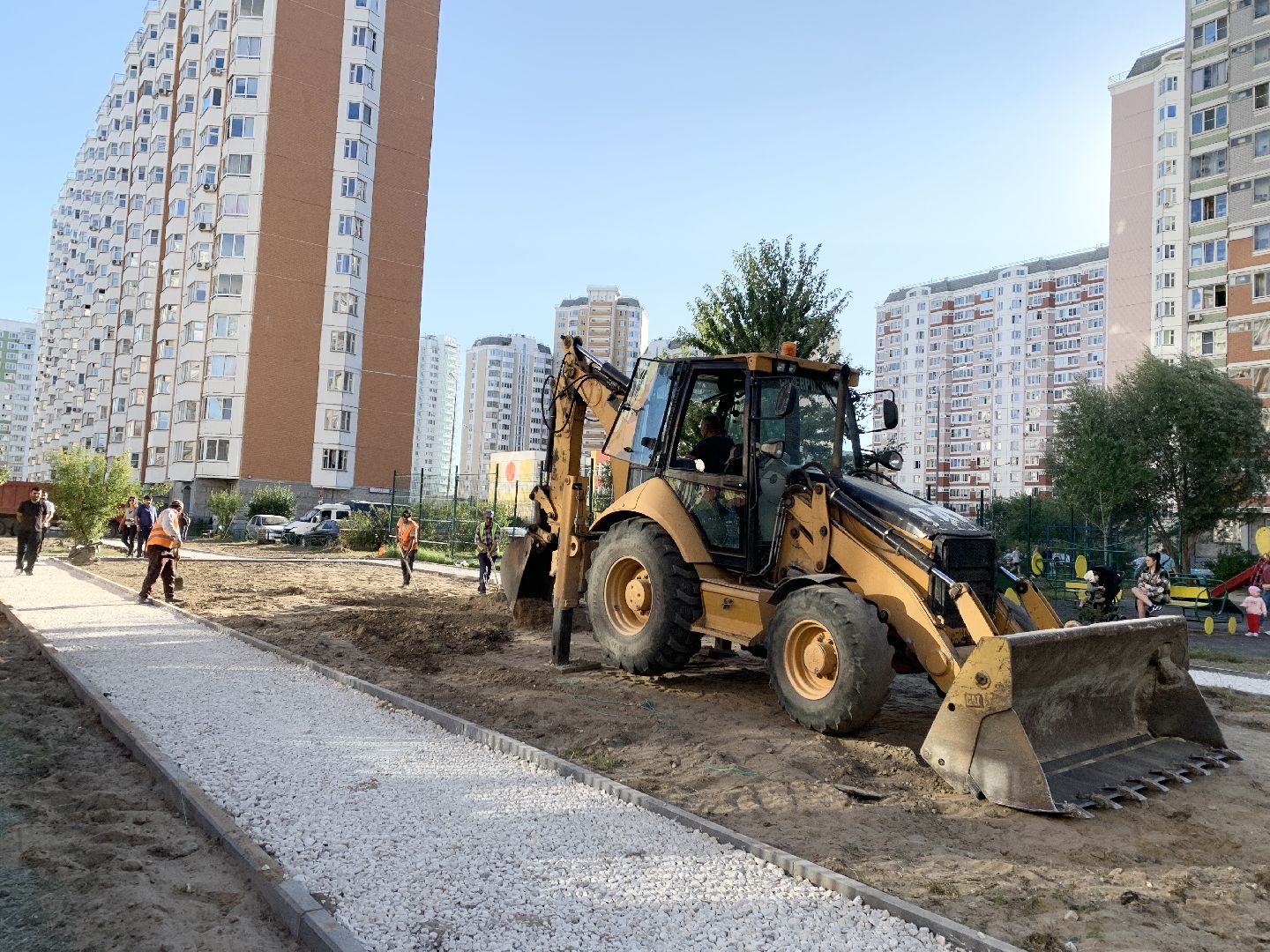Балашиха, Подмосковье, благоустройство дворов в подмосковье, тротуары,