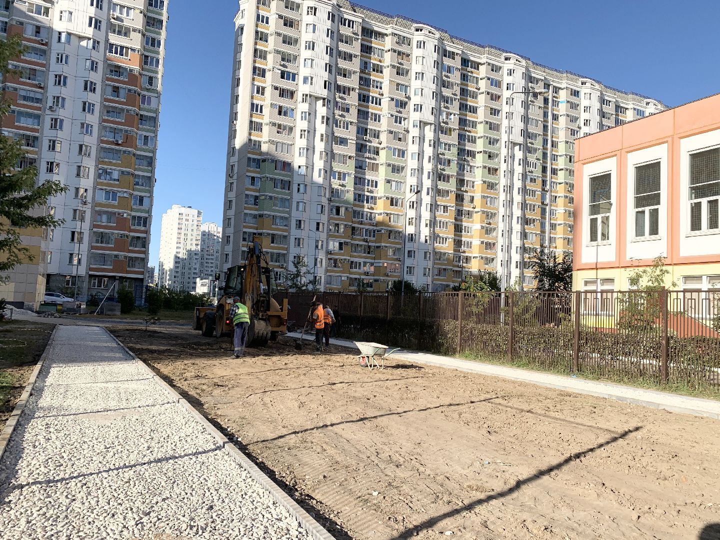 Балашиха, Подмосковье, благоустройство дворов в подмосковье, тротуары,