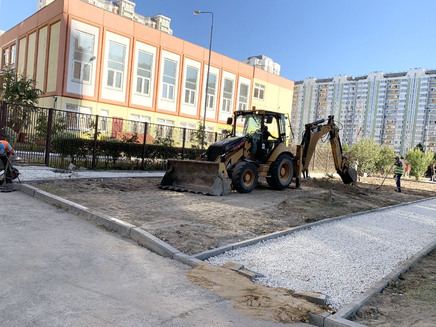 Балашиха, Подмосковье, благоустройство дворов в подмосковье, тротуары,