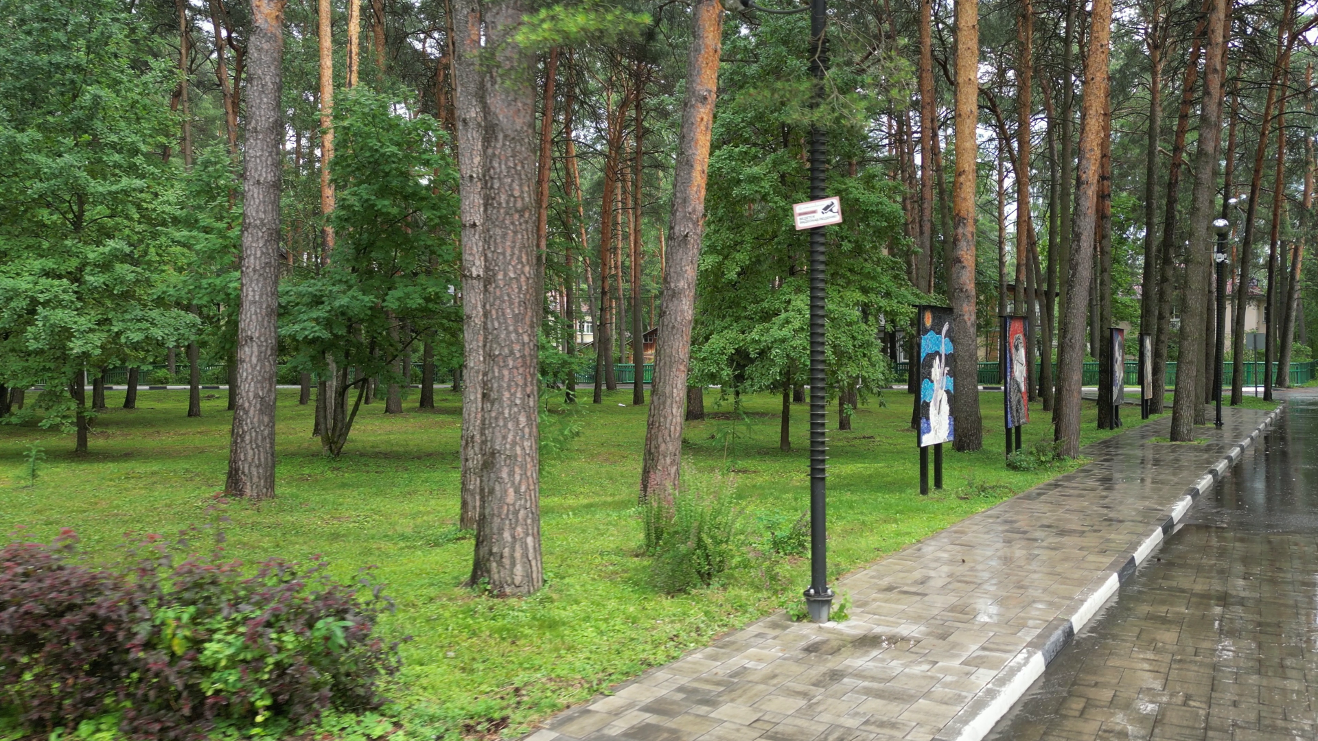 видео с коптера, дубна, благоустройство,