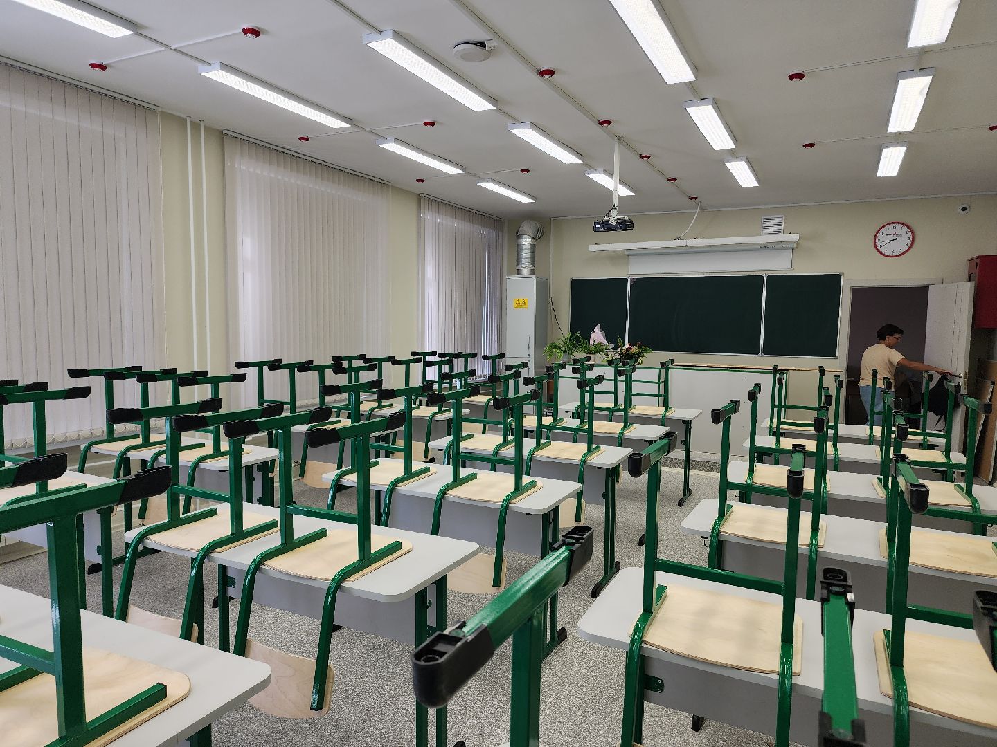 точка роста, ремонт в школе,