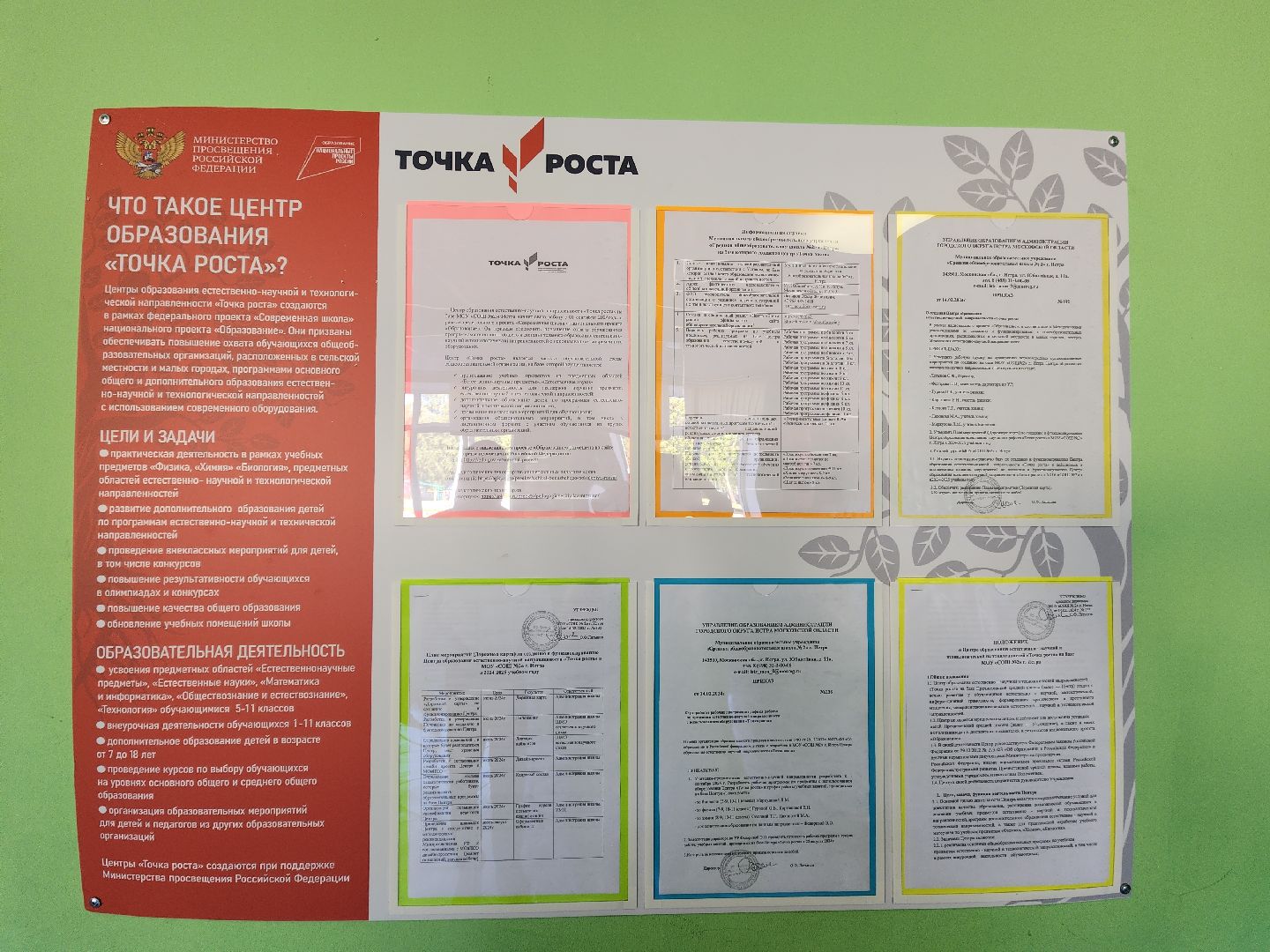 точка роста, ремонт в школе,