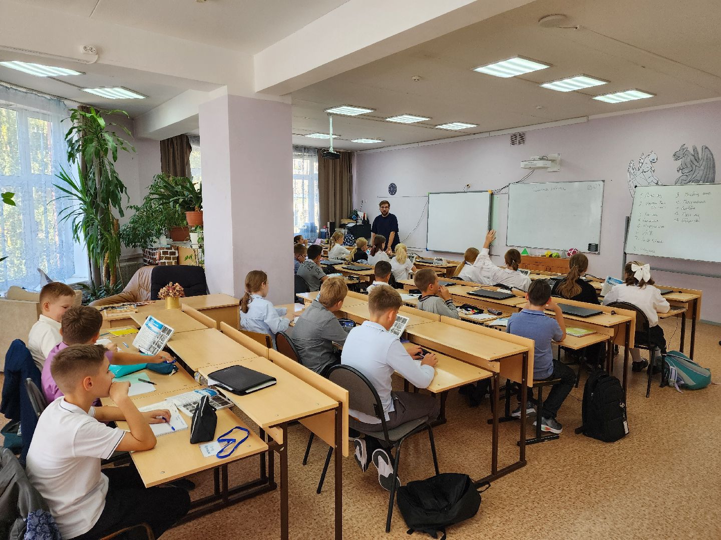 Чехов, школа 3, новые учителя, молодые преподаватели, семья педагогов, Анастасия Гроза, Даниил Гроза, поддержка учителей,