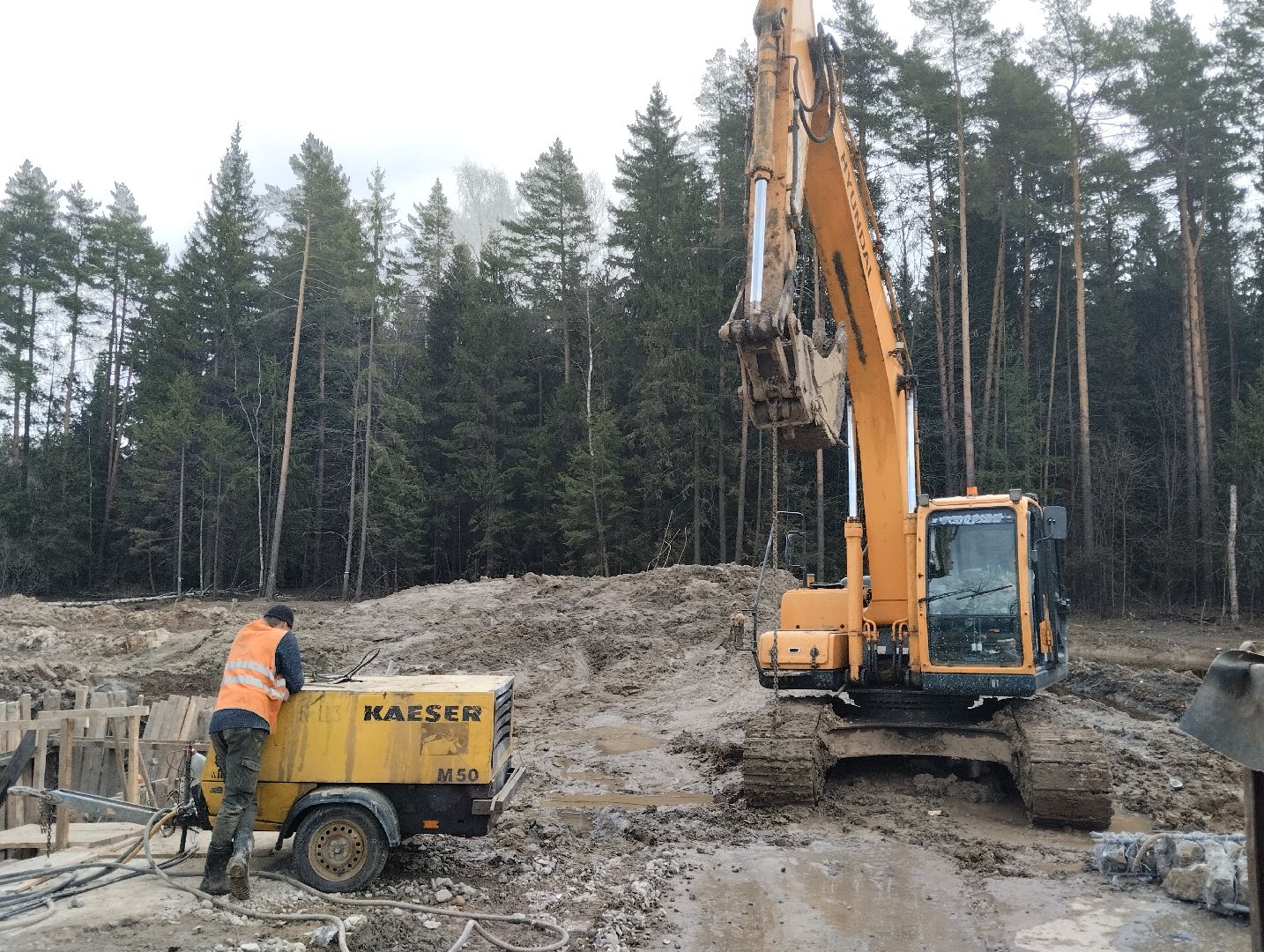 путепровод, Аникеевка