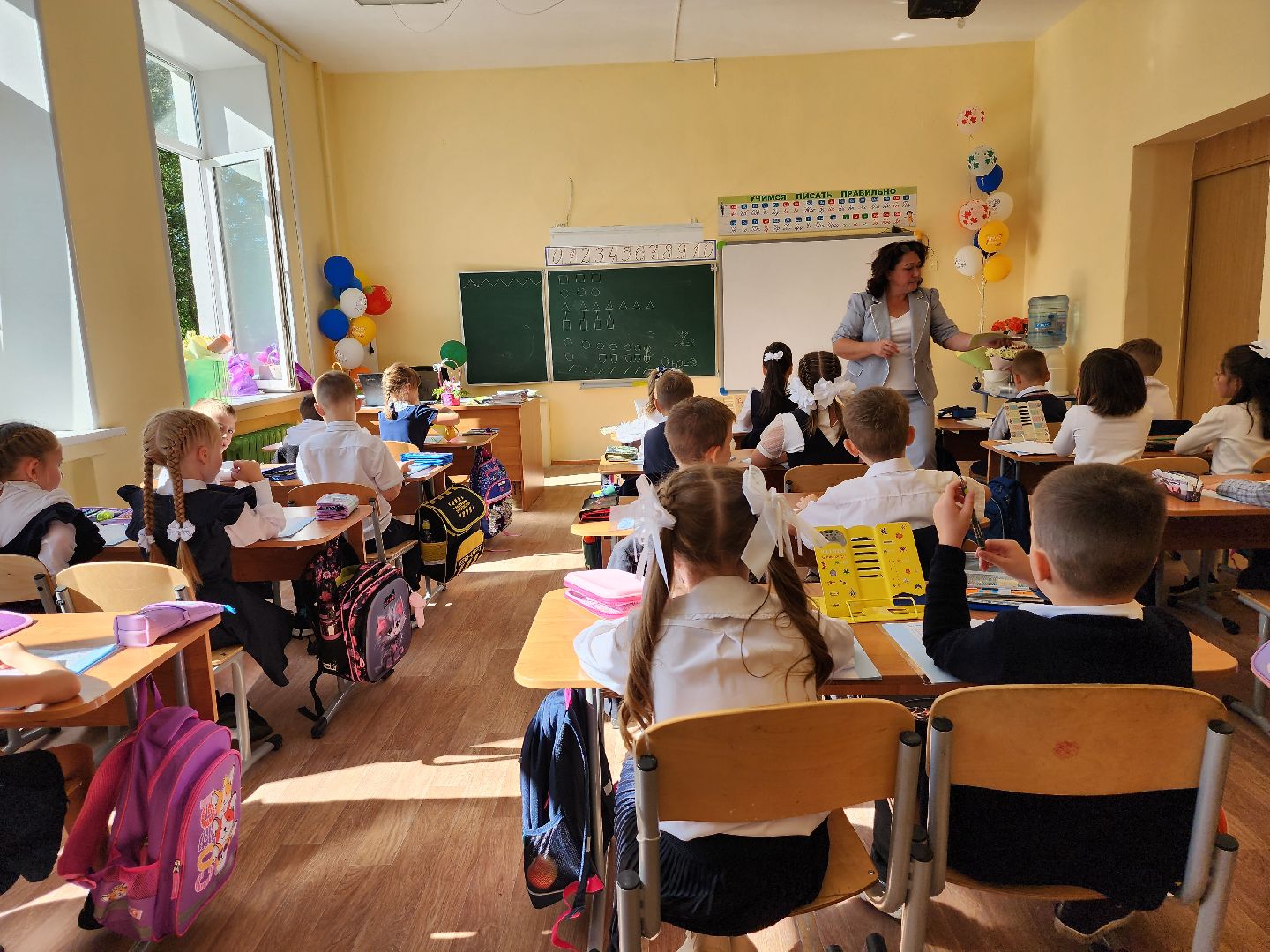 Дубна, эффективная начальная школа, Школа, Первый класс,