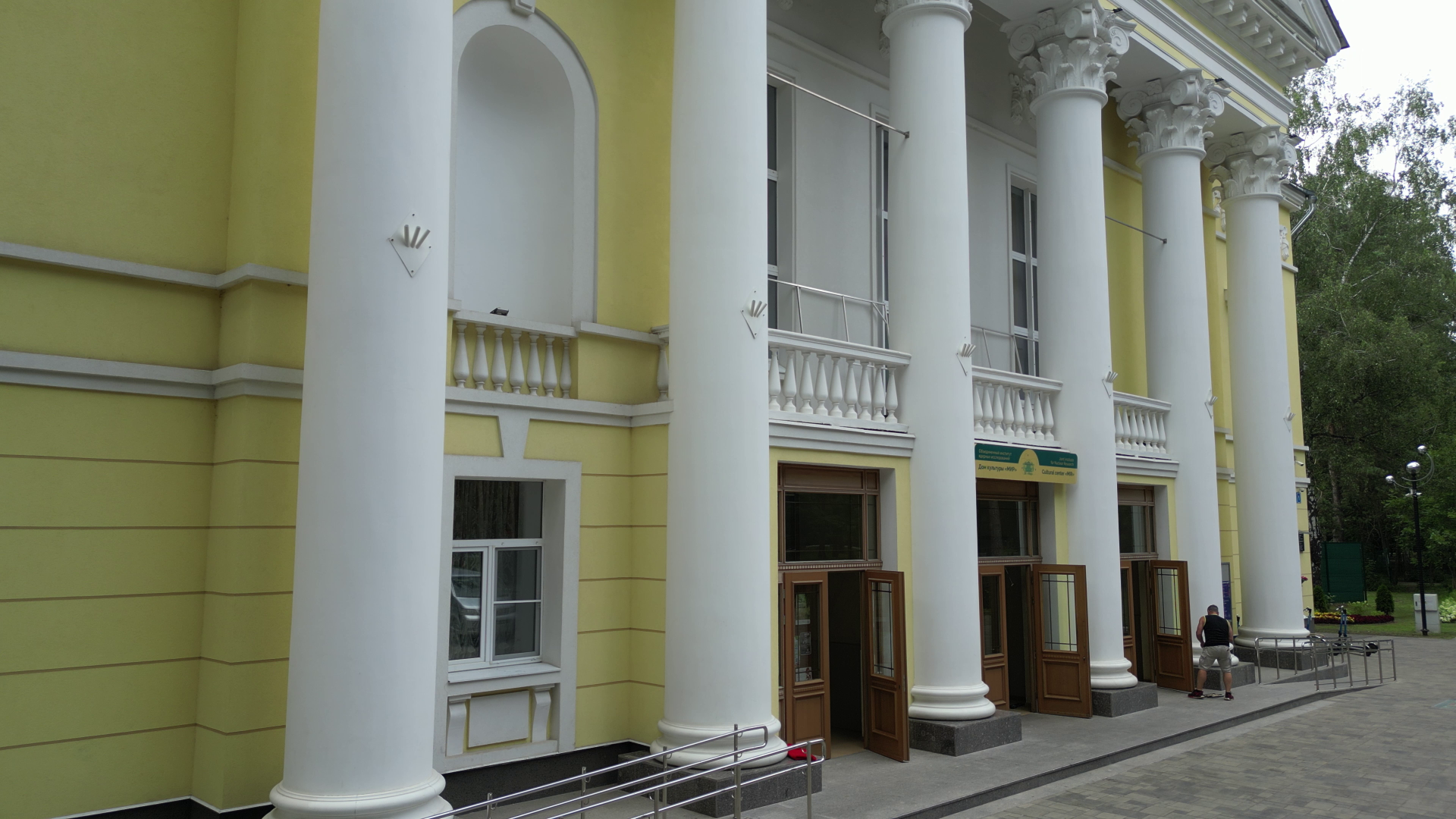 видео с коптера, дубна, города, культура,