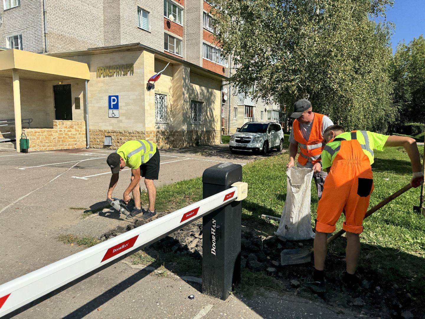 шаховская, асфальтирование, асфальтовое покрытие,