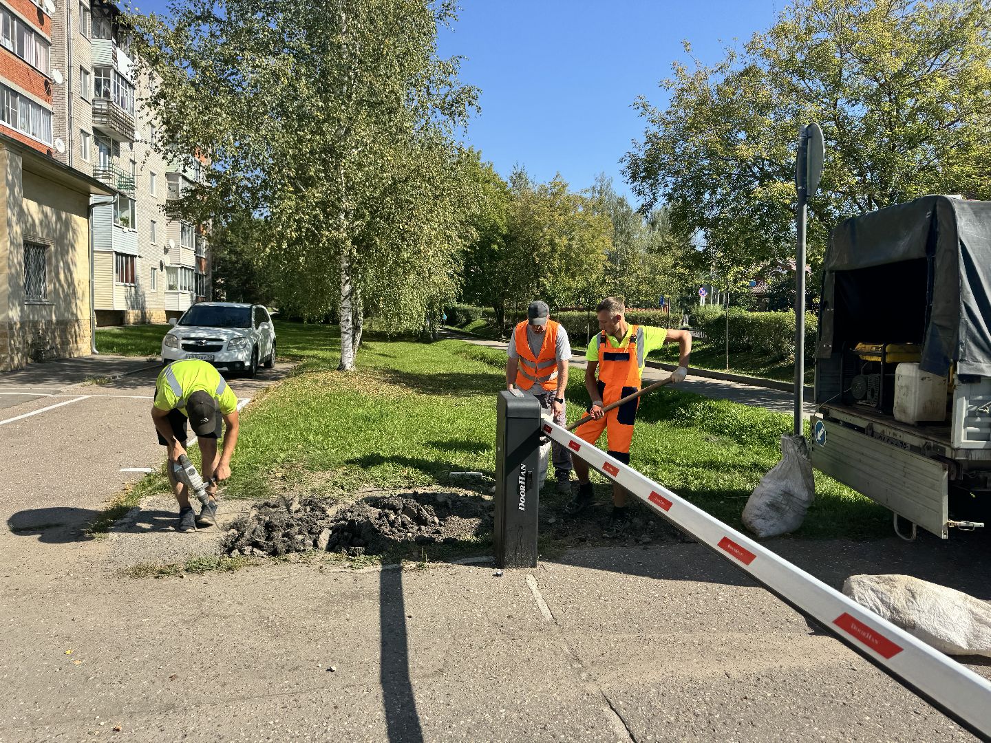 шаховская, асфальтирование, асфальтовое покрытие,