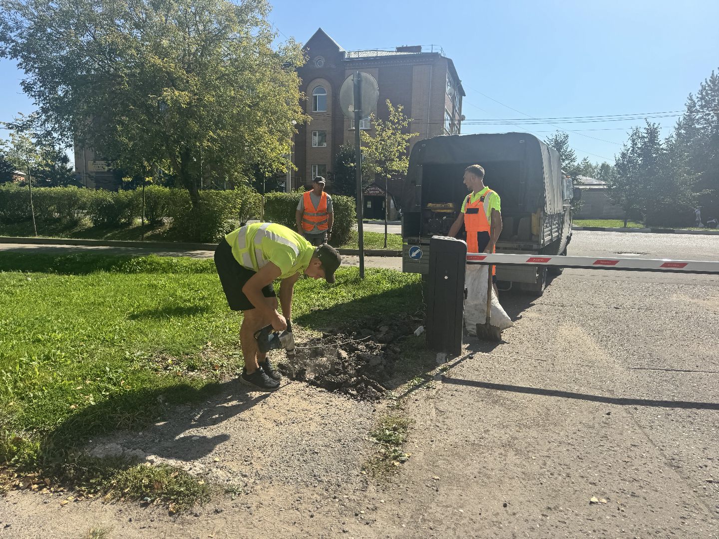 шаховская, асфальтирование, асфальтовое покрытие,