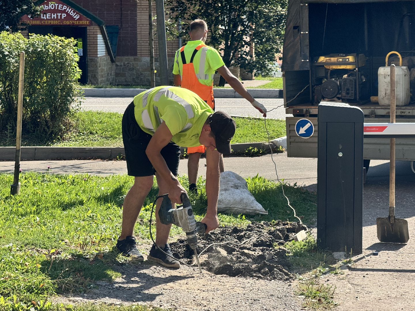 шаховская, асфальтирование, асфальтовое покрытие,