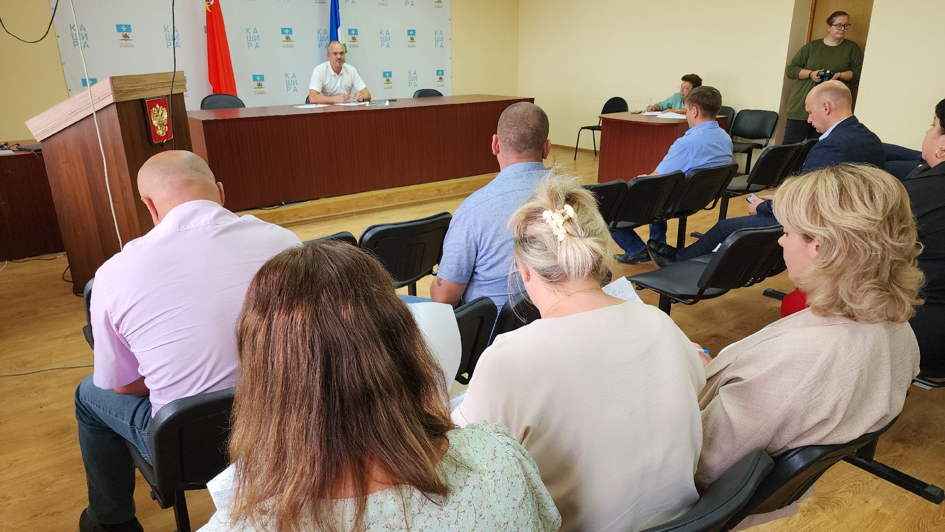 кашира, строительный штаб, администрация,