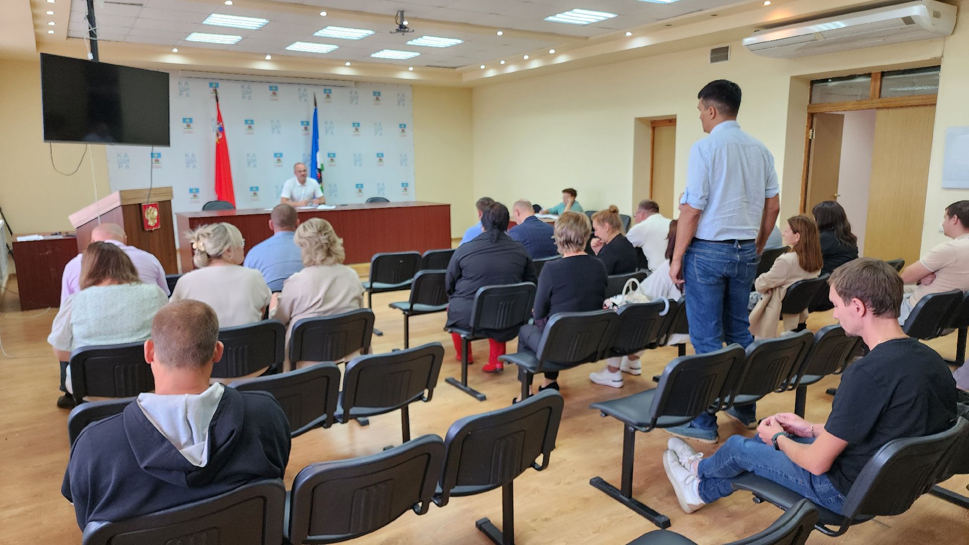 кашира, строительный штаб, администрация,