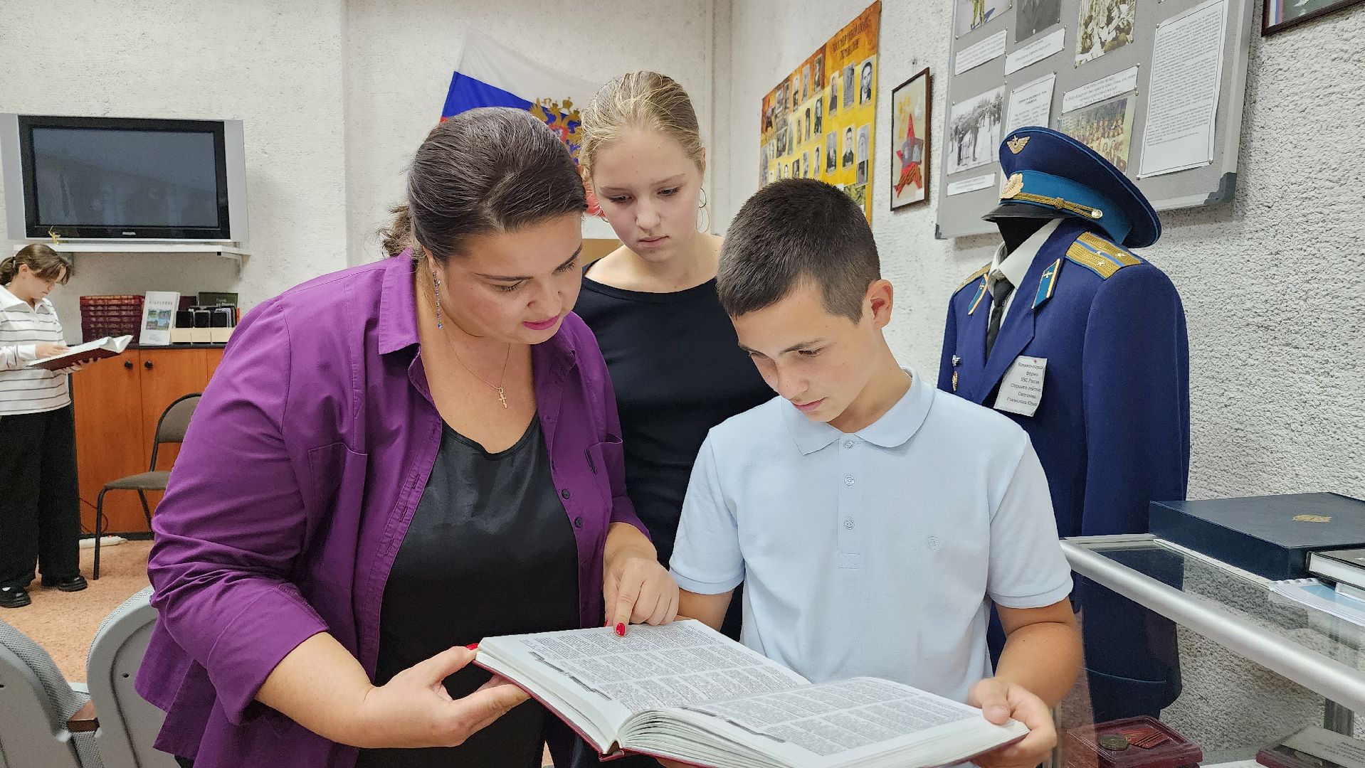 протвино, музей гимназии, школьный музей, Всероссийского конкурса школьных музеев Солдаты Великого Отечества», образование,