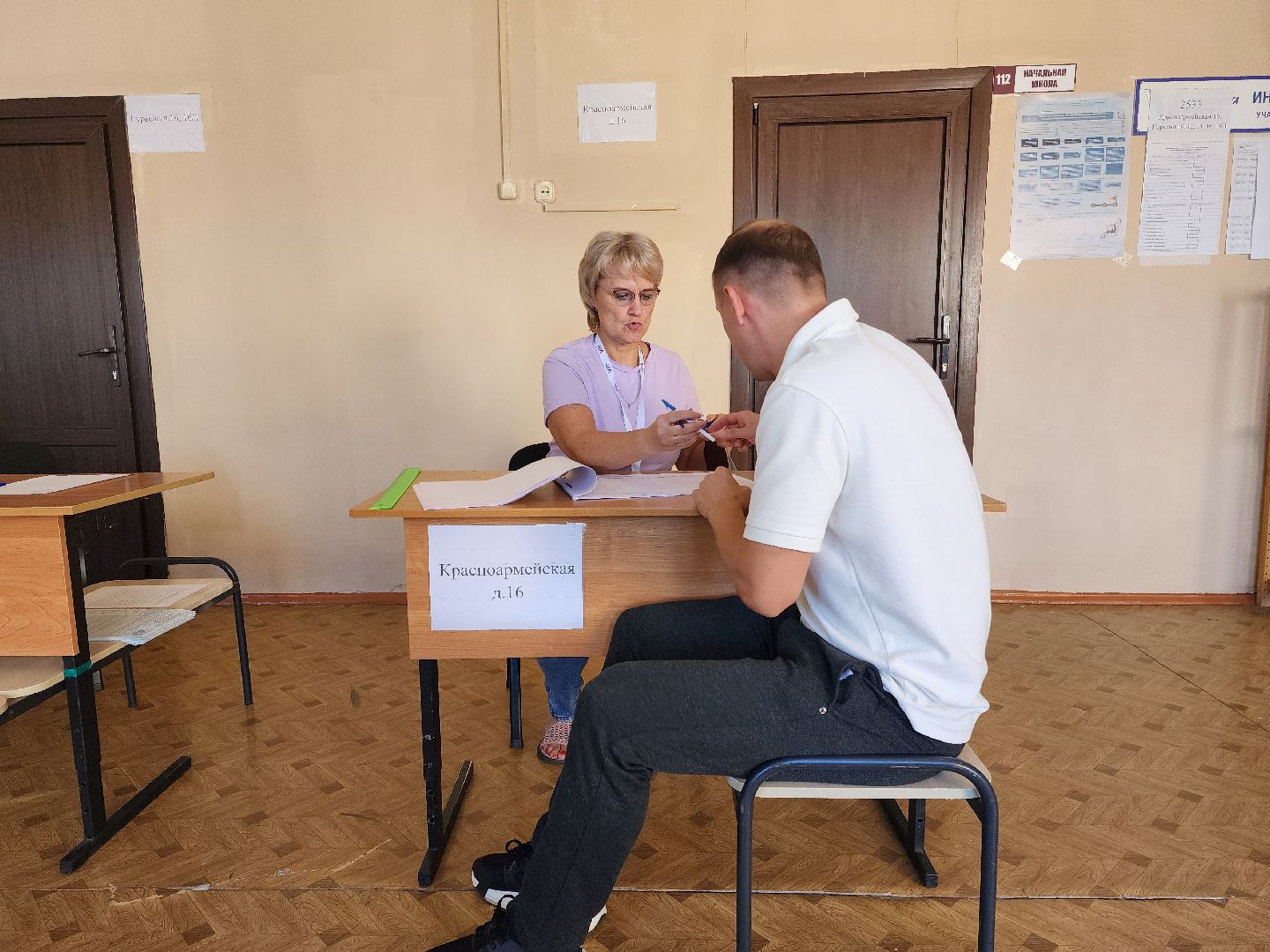 раменское, выборы, депутат московской областной думы посетил избирательные участки в Раменском,