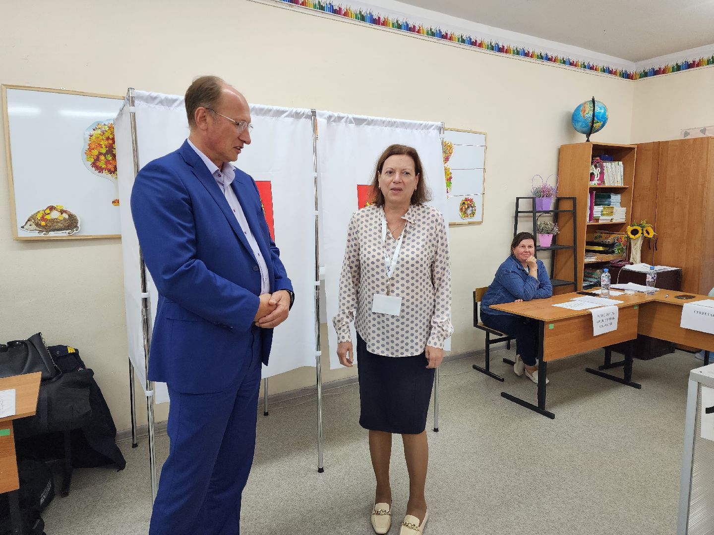 раменское, выборы, депутат московской областной думы посетил избирательные участки в Раменском,