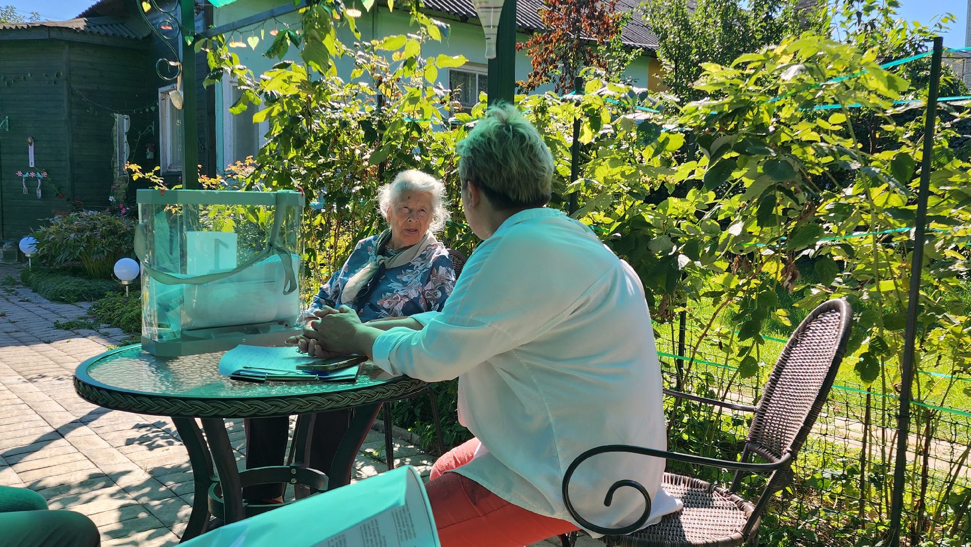 Бронницы, Выборы депутатов, Голосование на дому, Ветеран голосует,