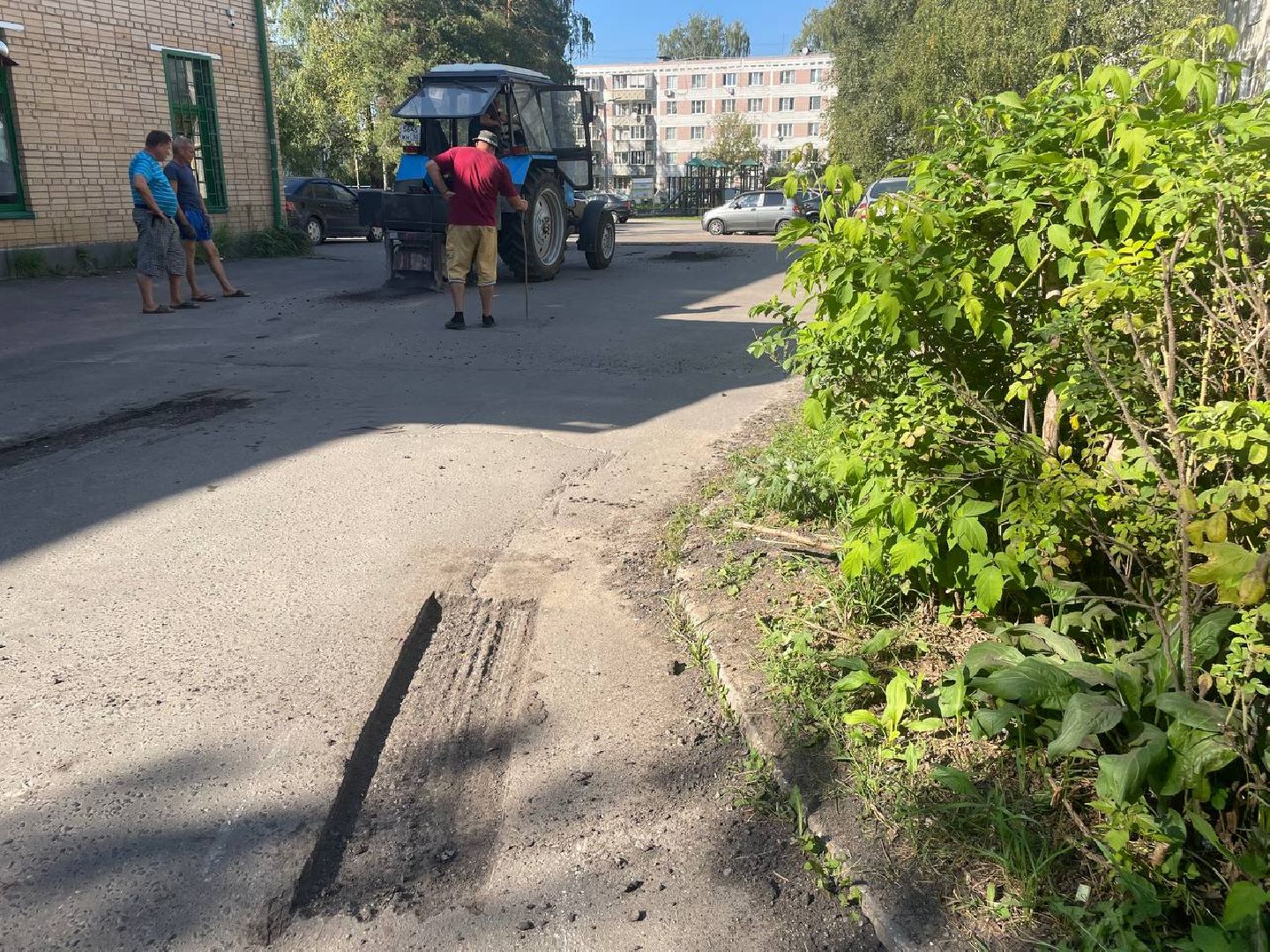 Талдом, Ямочный ремонт,