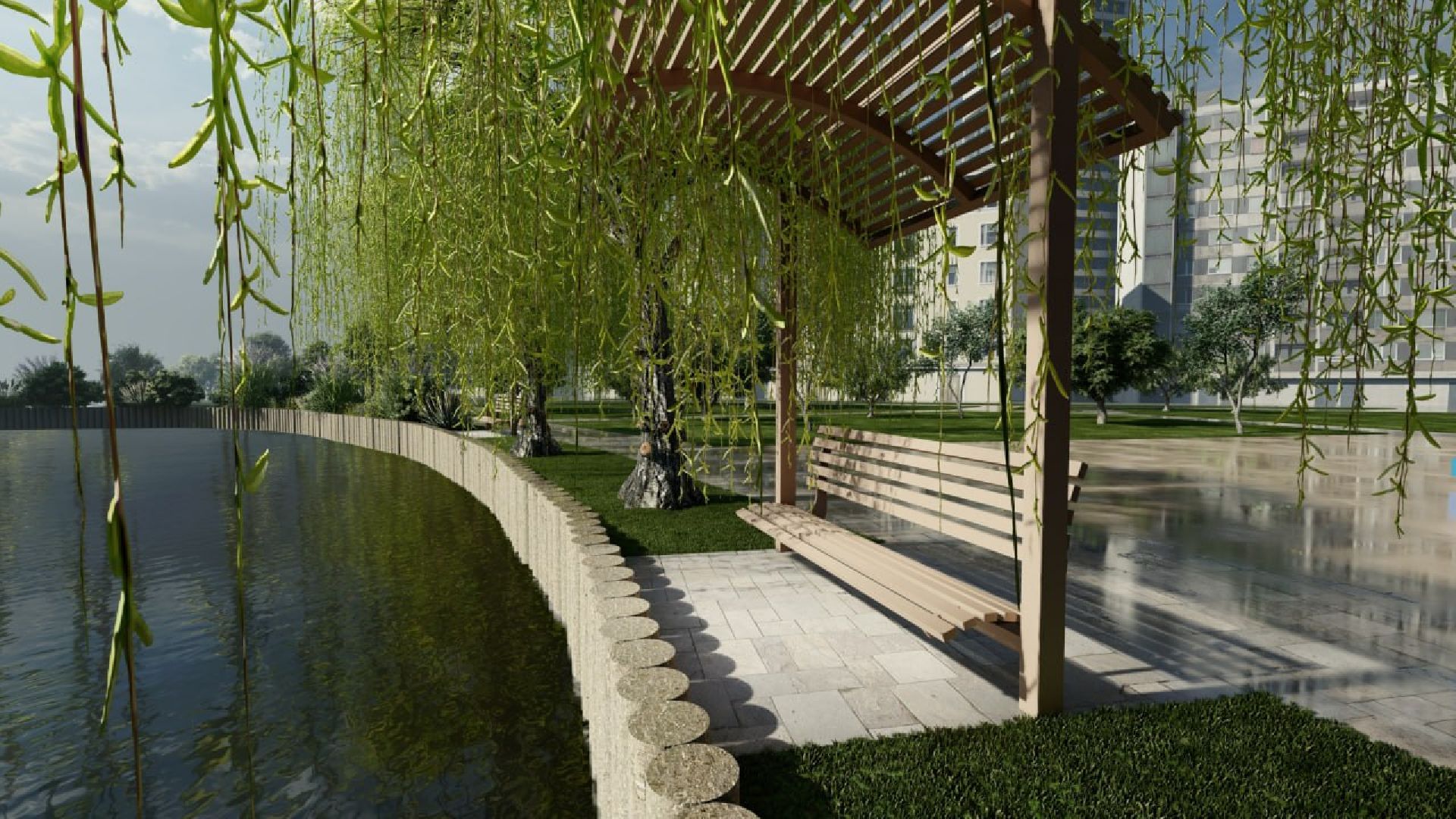 Благоустройство, Мытищи, сквер, жильё и городская среда